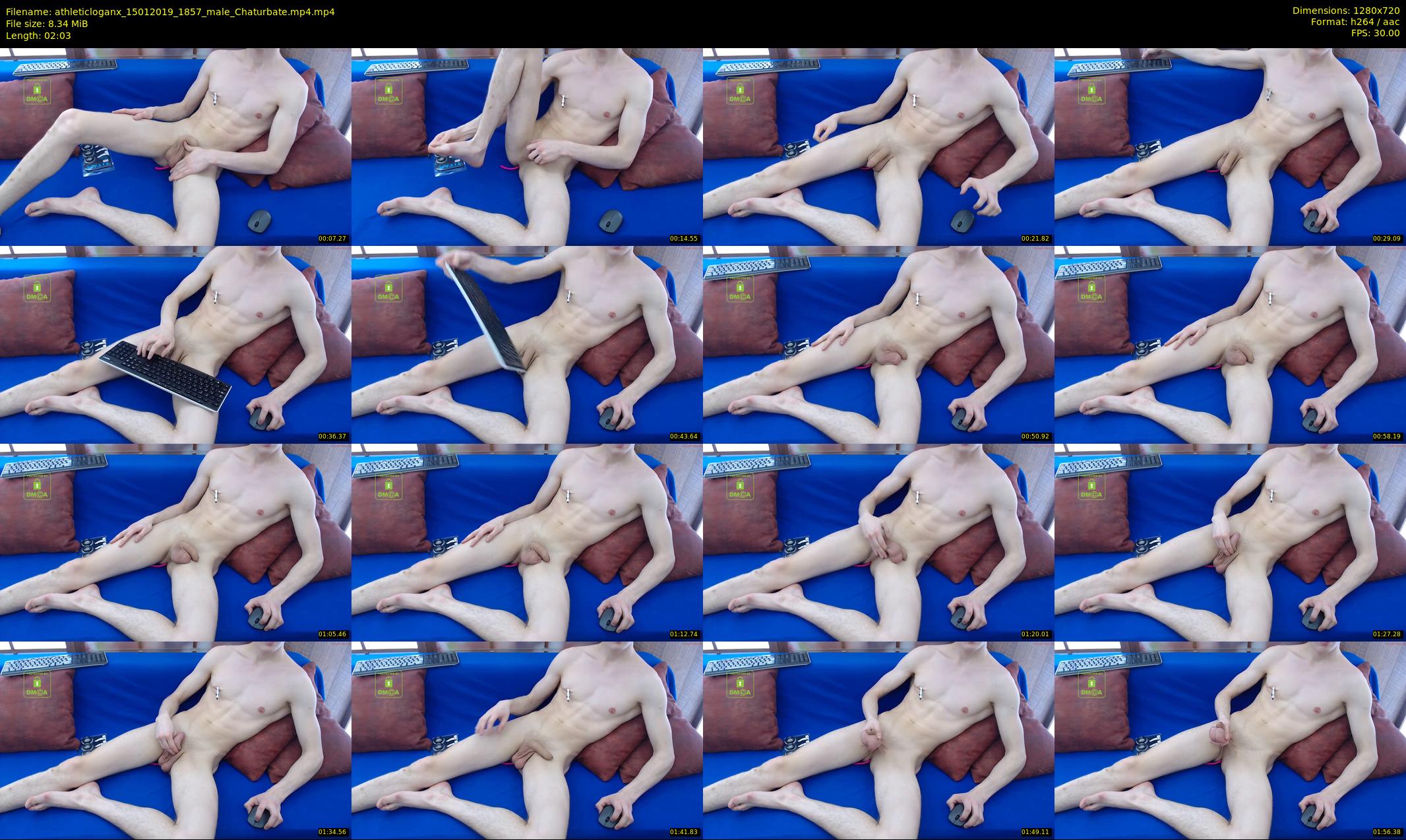 athleticloganx — 3 minute Chaturbate male cam show recording, 720p, Jan 15, 2019