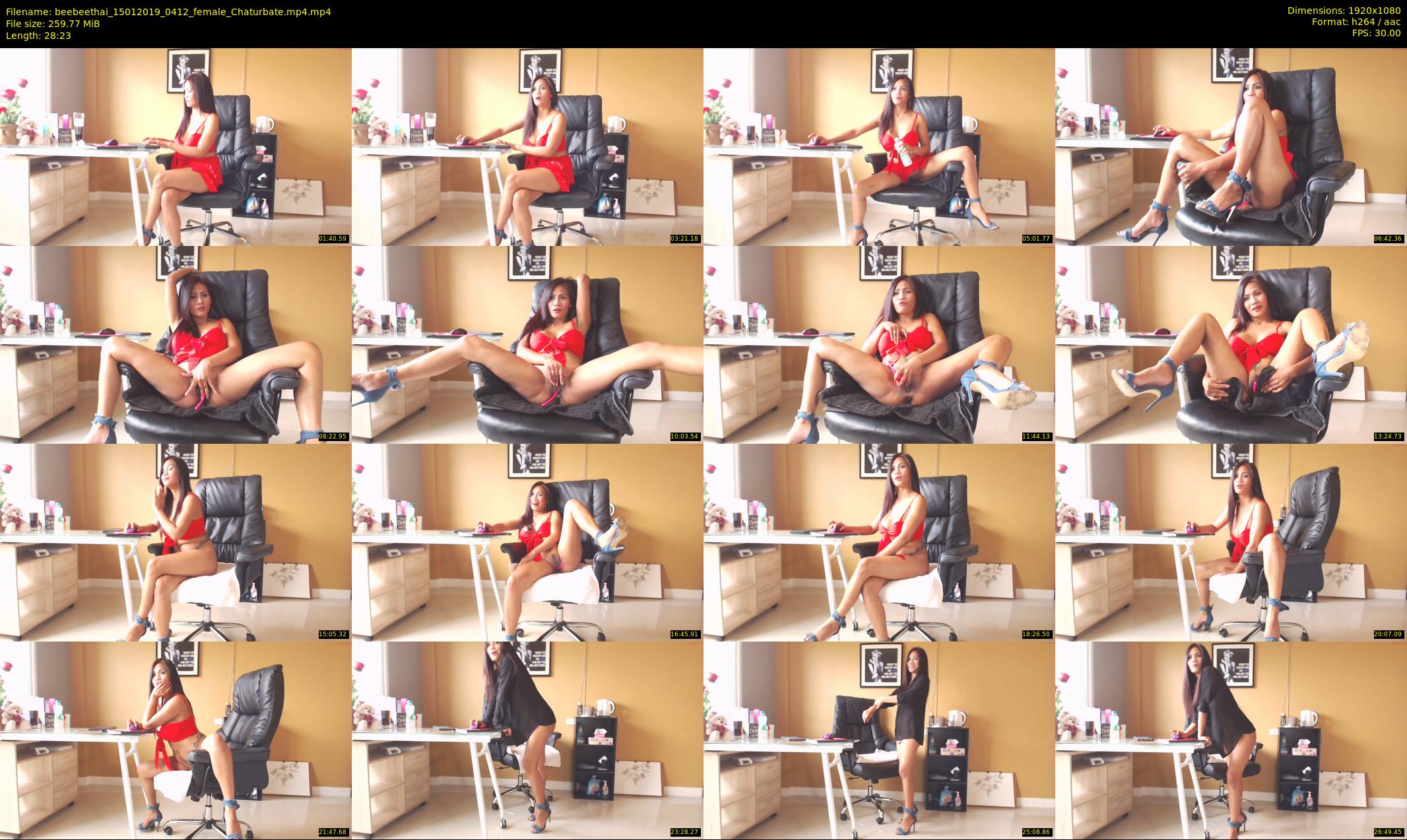 beebeethai — 29 minute Chaturbate female cam show recording, 1080p, Jan 15, 2019