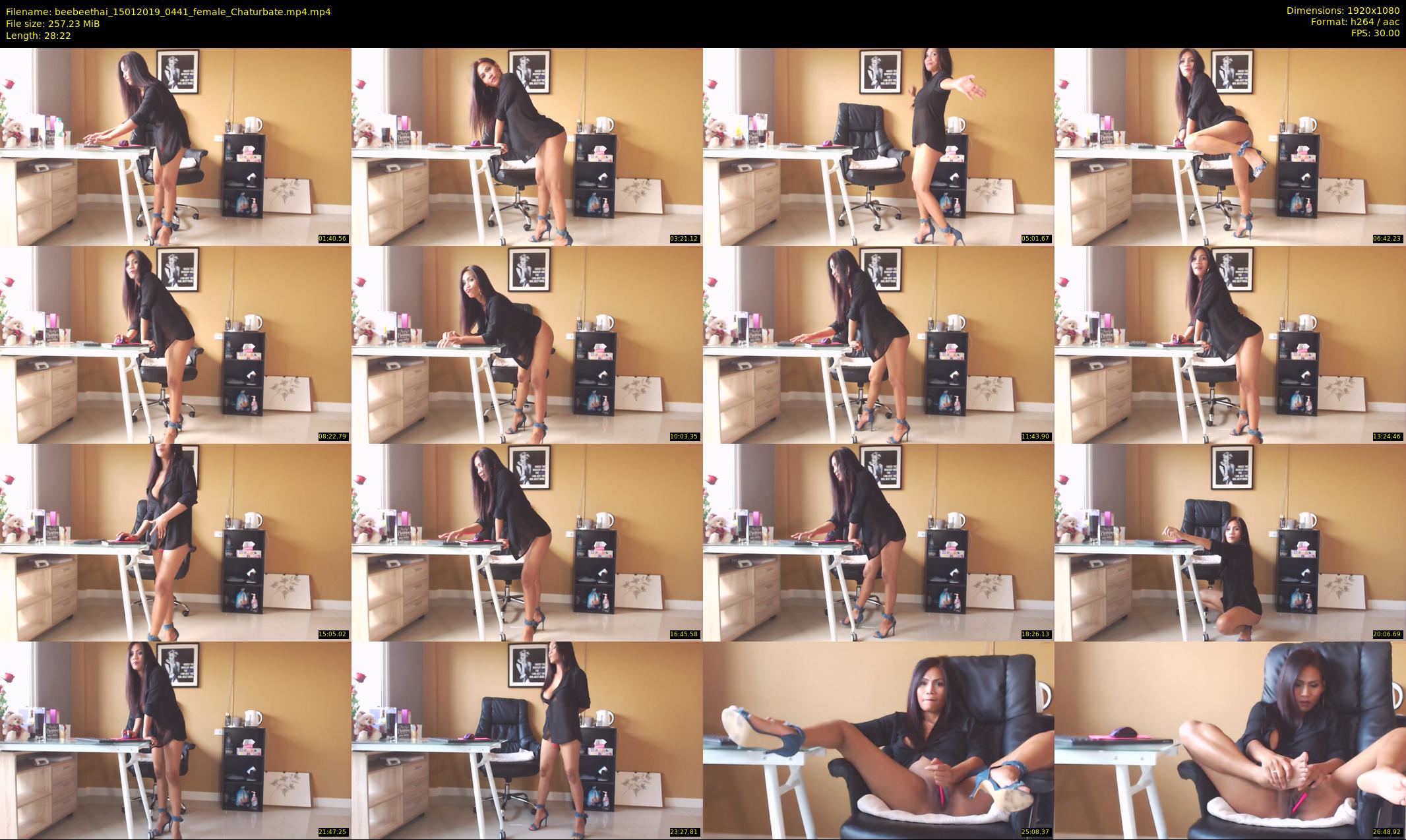 beebeethai — 29 minute Chaturbate female cam show recording, 1080p, Jan 15, 2019