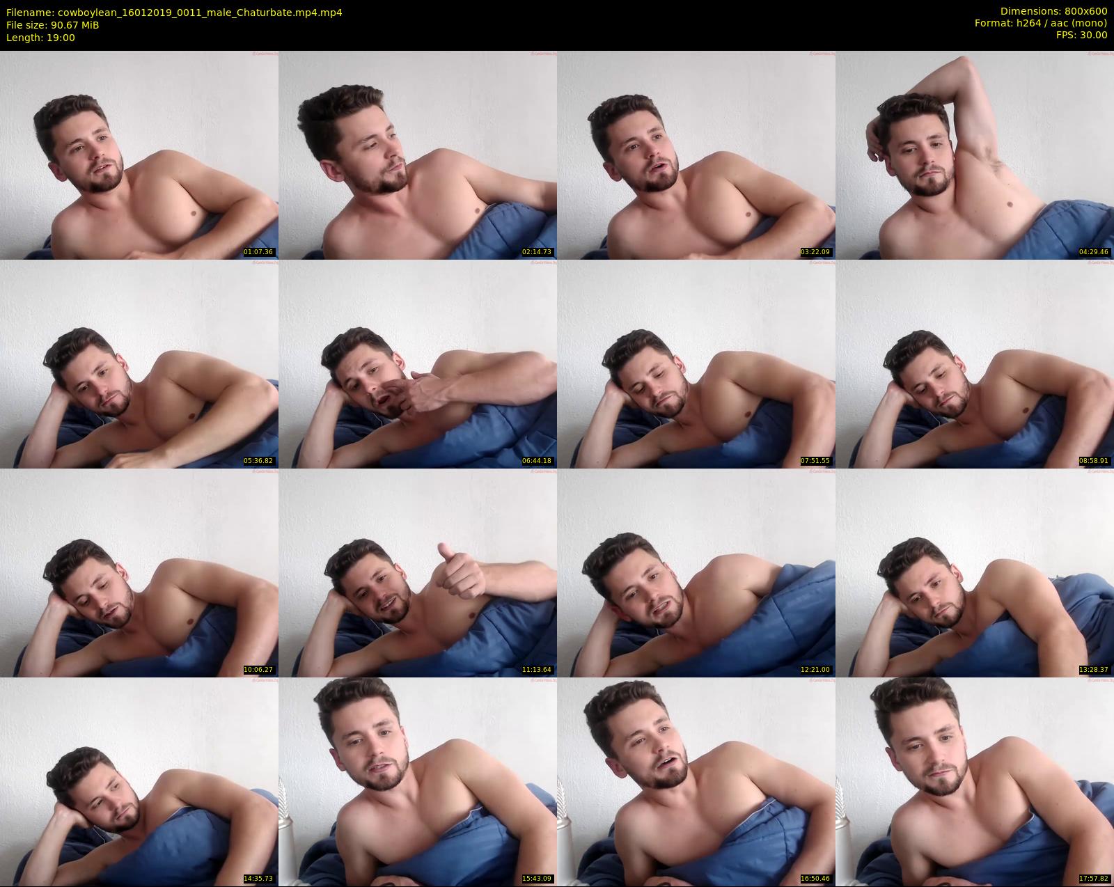 cowboylean — 19 minute Chaturbate male cam show recording, 480p, Jan 16, 2019