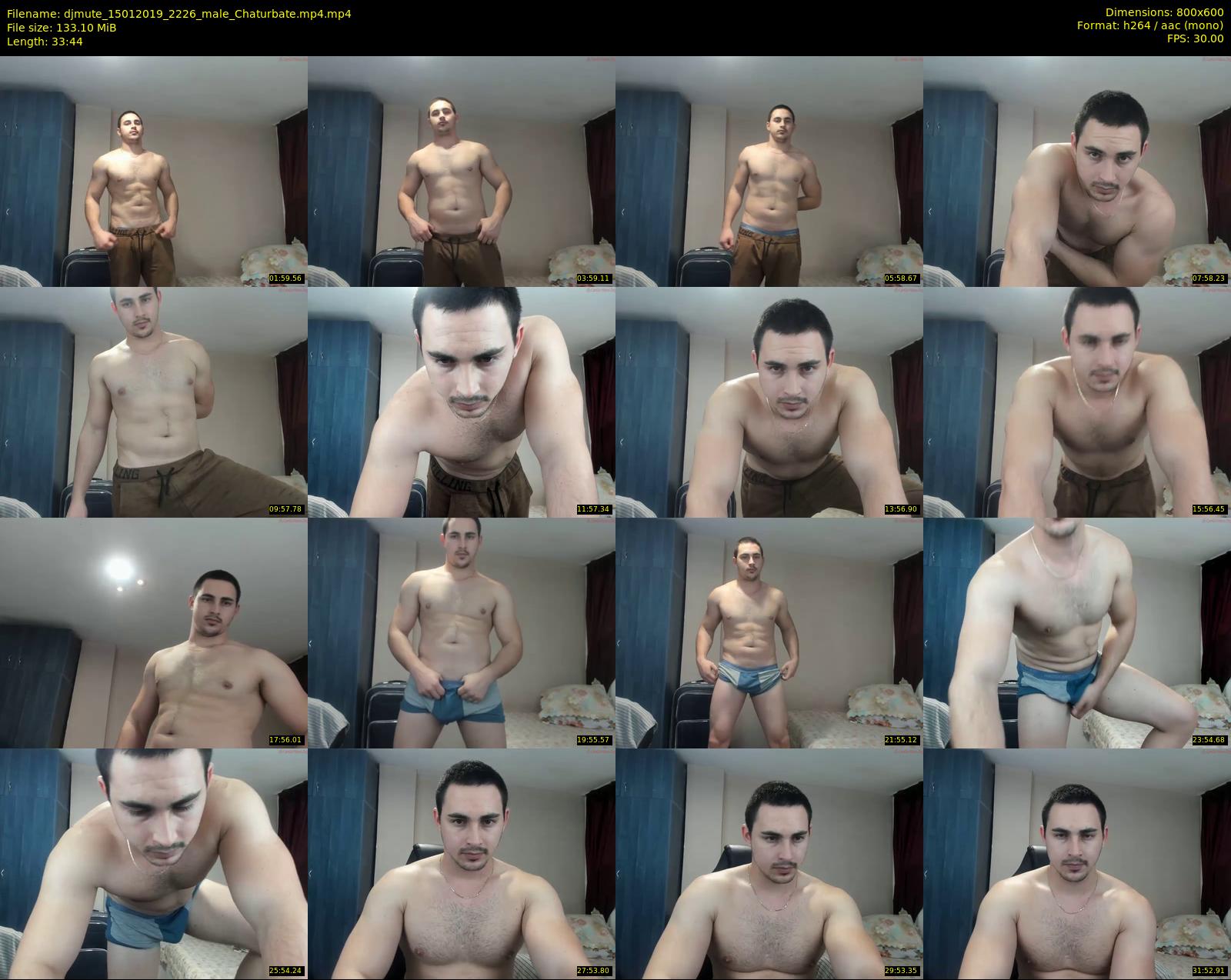 djmute — 34 minute Chaturbate male cam show recording, 480p, Jan 15, 2019