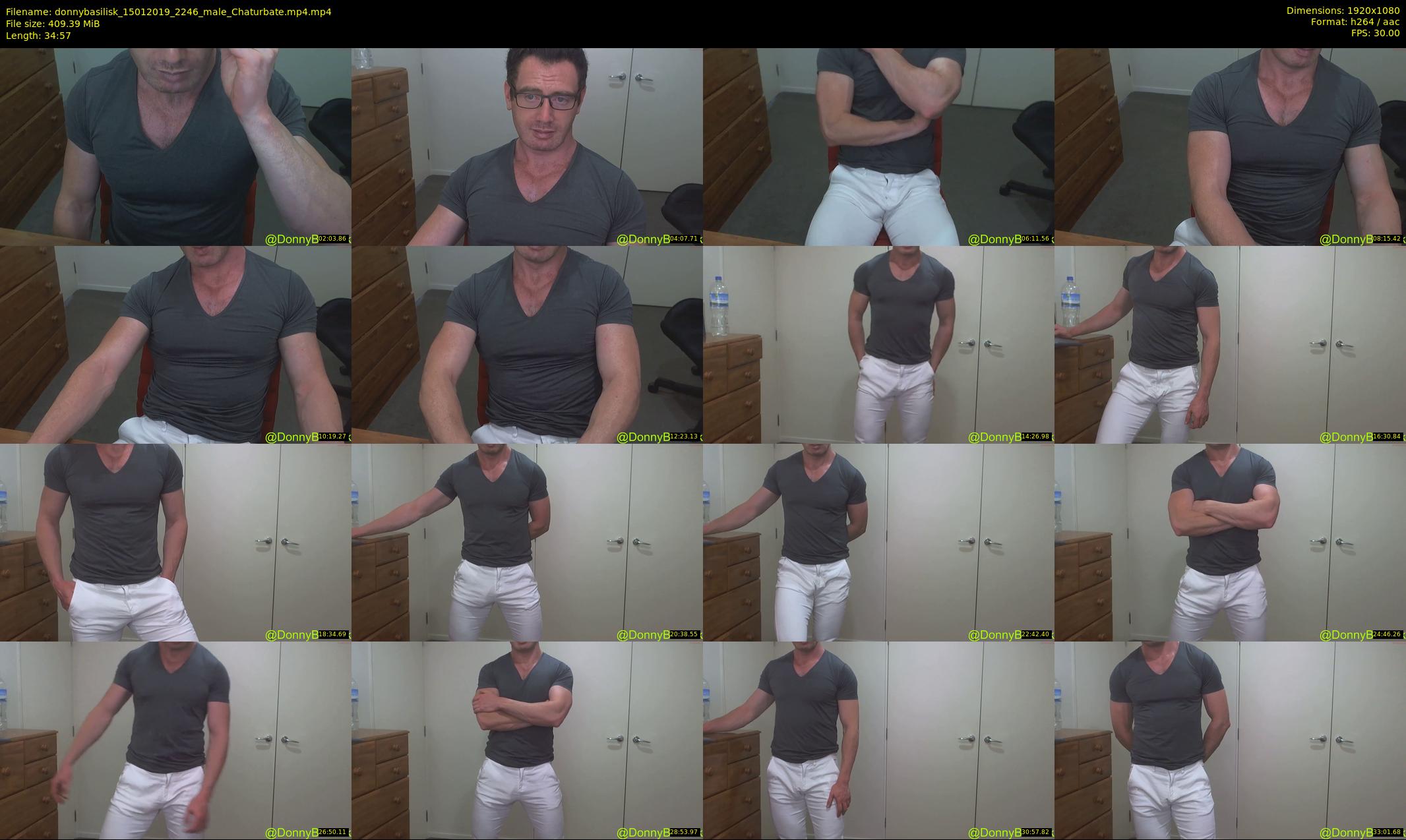 donnybasilisk — 35 minute Chaturbate male cam show recording, 1080p, Jan 15, 2019