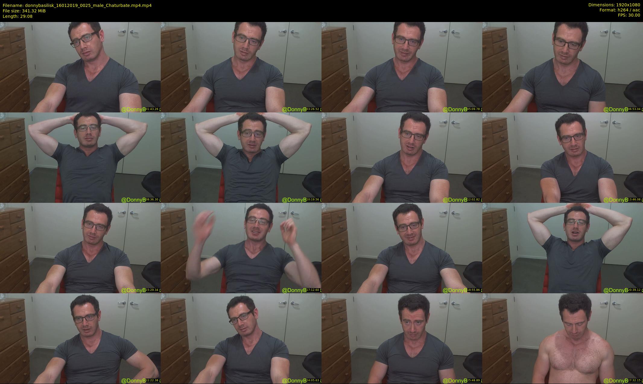 donnybasilisk — 30 minute Chaturbate male cam show recording, 1080p, Jan 16, 2019