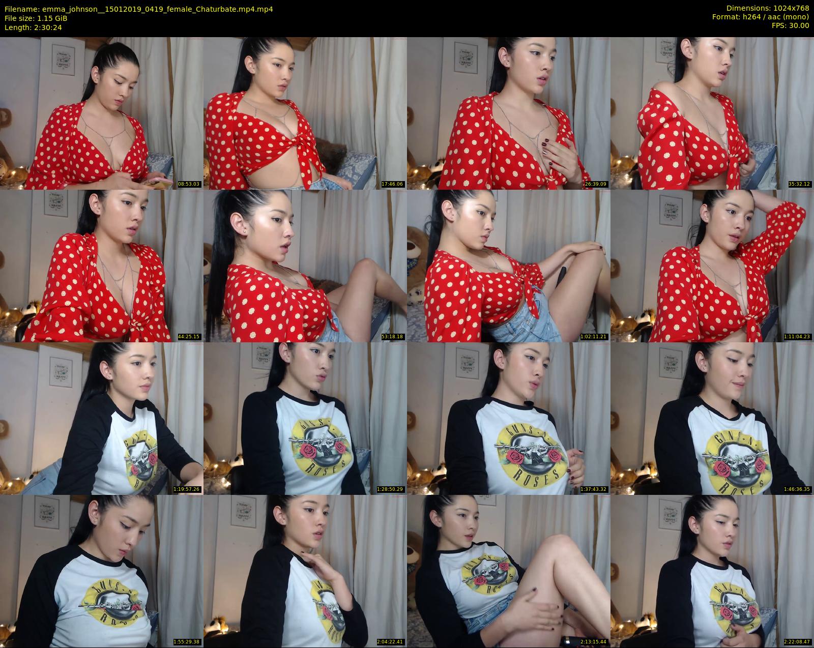 emma_johnson_ — 151 minute Chaturbate female cam show recording, 720p, Jan 15, 2019