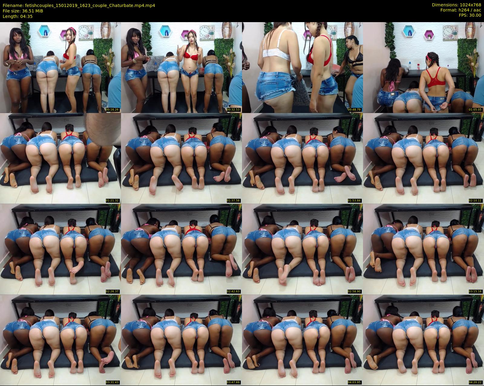fetishcouples — 5 minute Chaturbate couple cam show recording, 720p, Jan 15, 2019
