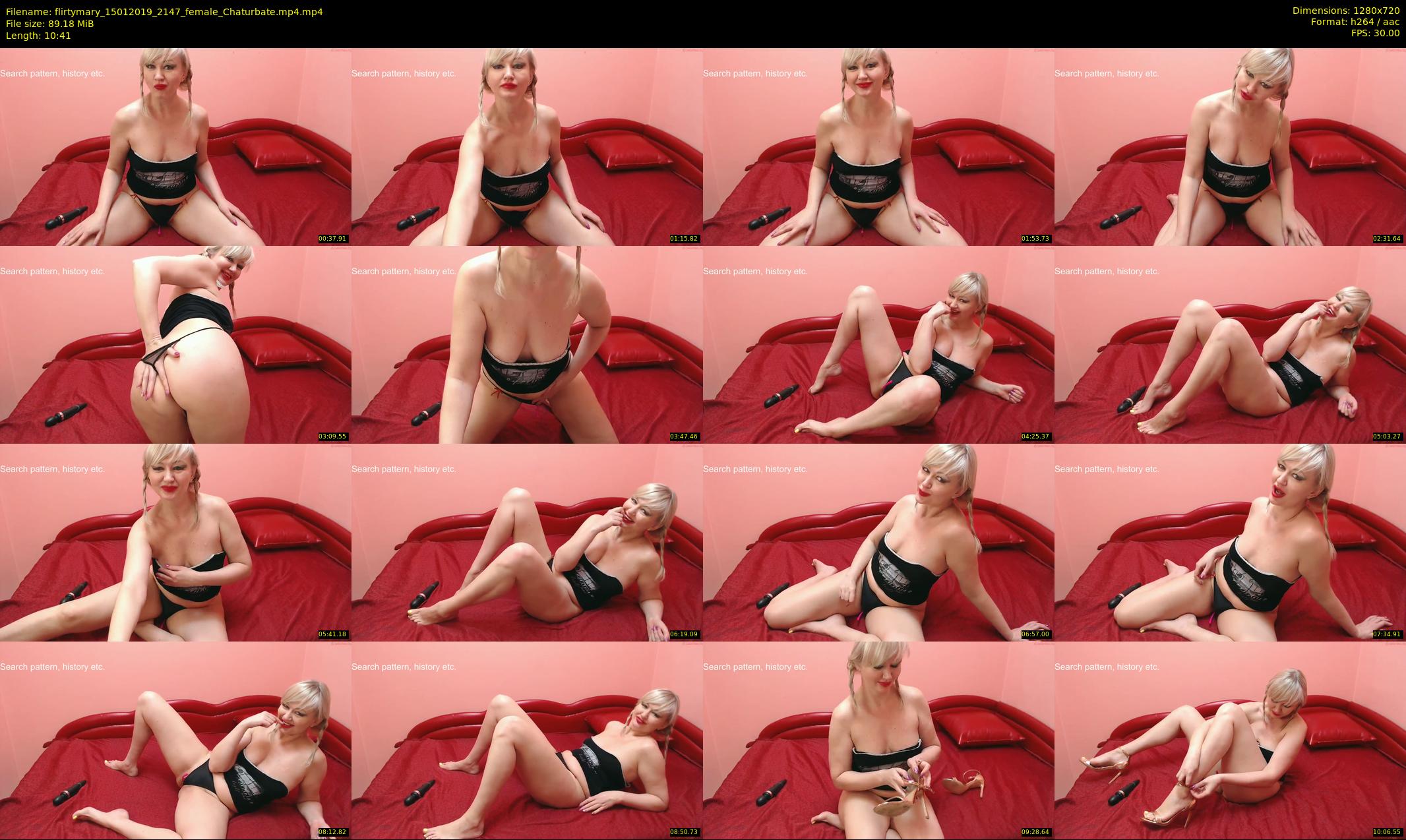 flirtymary — 11 minute Chaturbate female cam show recording, 720p, Jan 15, 2019
