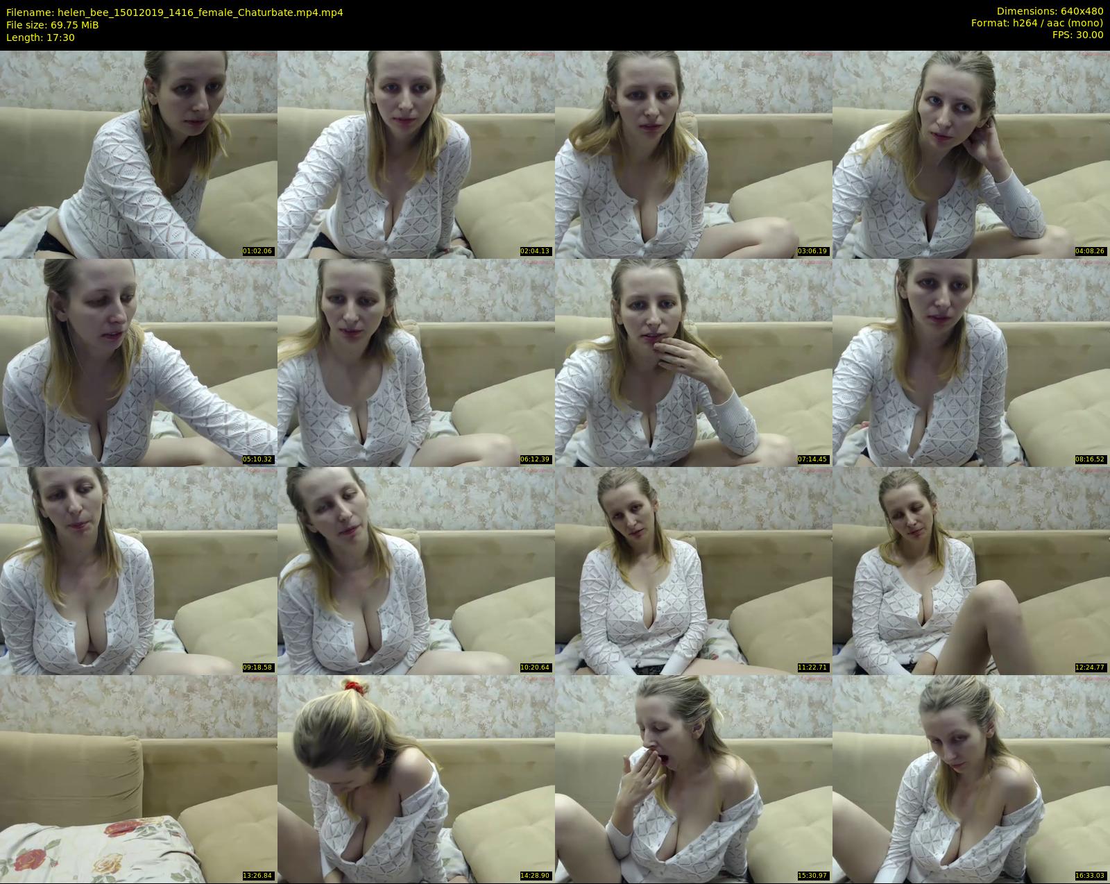 helen_bee — 18 minute Chaturbate female cam show recording, 480p, Jan 15, 2019