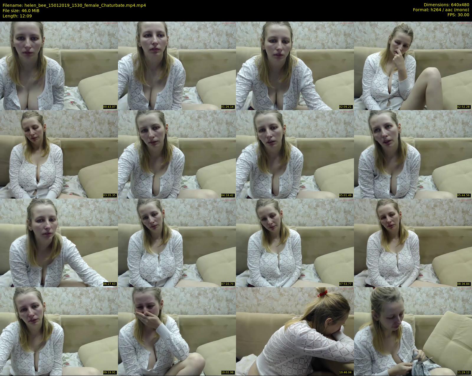 helen_bee — 13 minute Chaturbate female cam show recording, 480p, Jan 15, 2019
