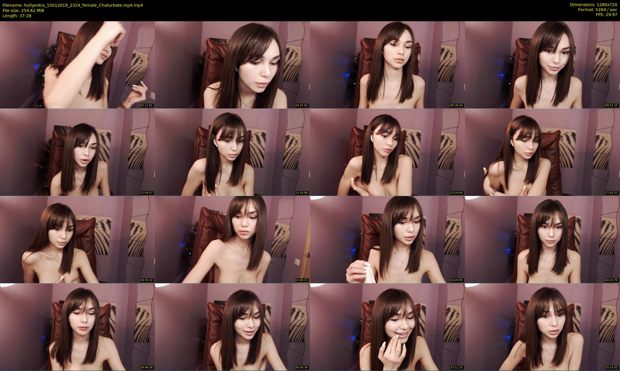 hollyextra — 38 minute Chaturbate female cam show recording, 720p, Jan 15, 2019