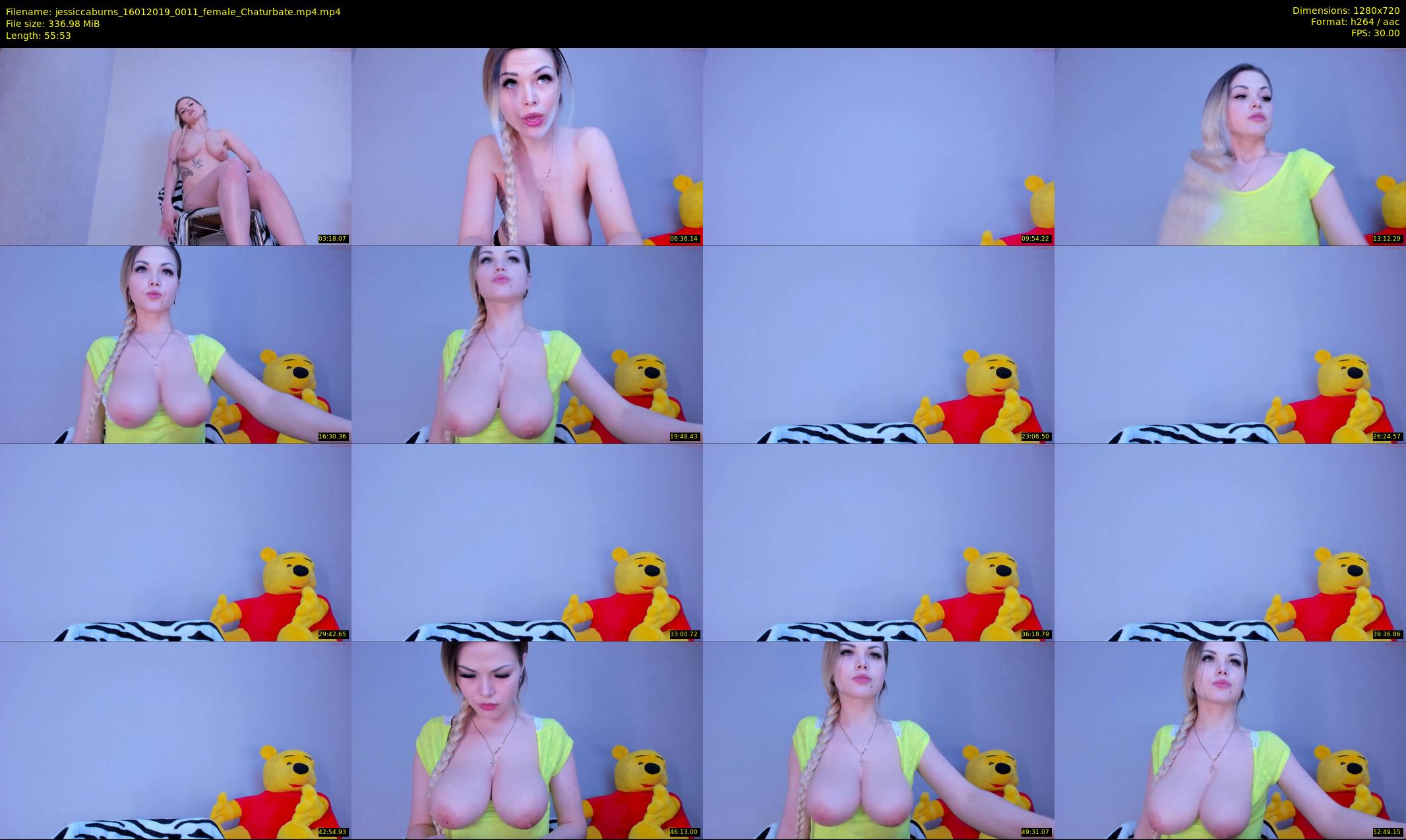 jessiccaburns — 56 minute Chaturbate female cam show recording, 720p, Jan 16, 2019