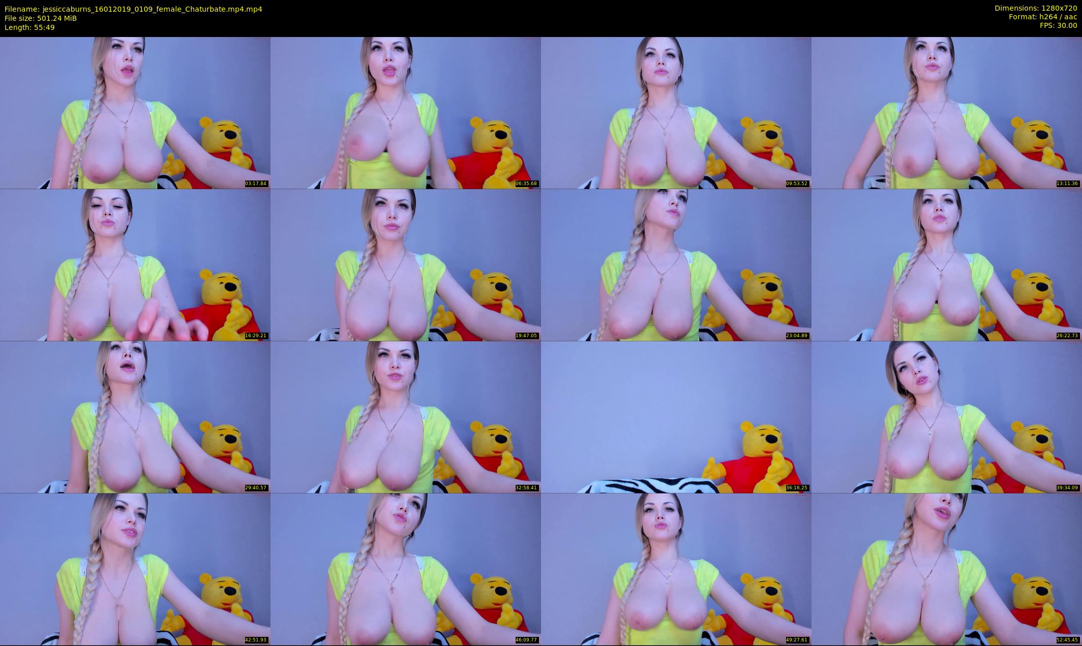 jessiccaburns — 56 minute Chaturbate female cam show recording, 720p, Jan 16, 2019
