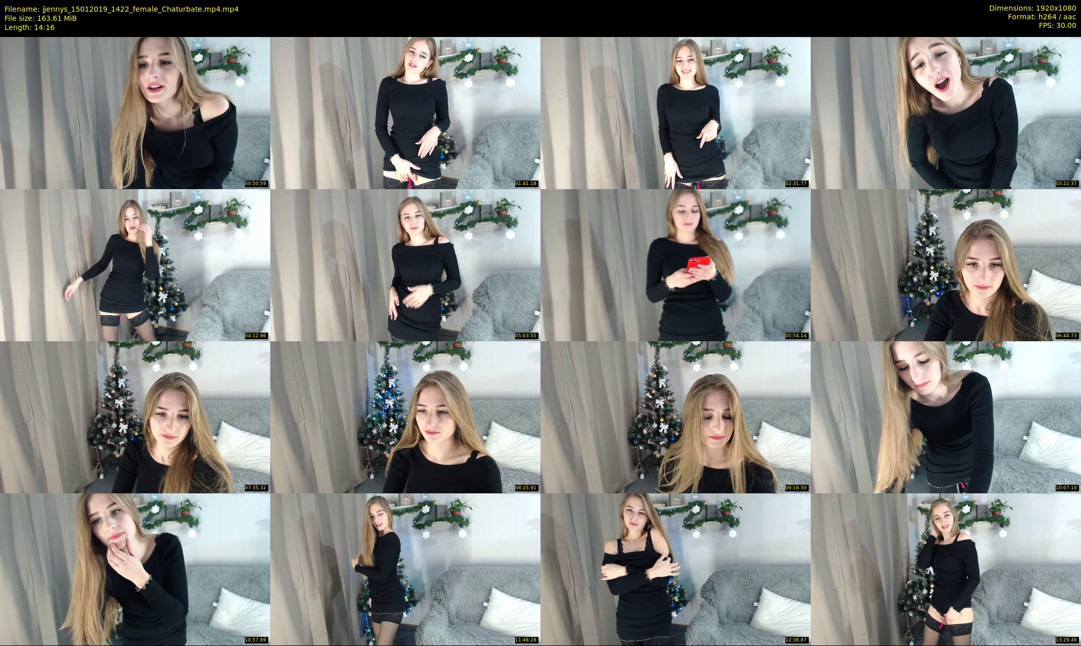 jjennys — 15 minute Chaturbate female cam show recording, 1080p, Jan 15, 2019
