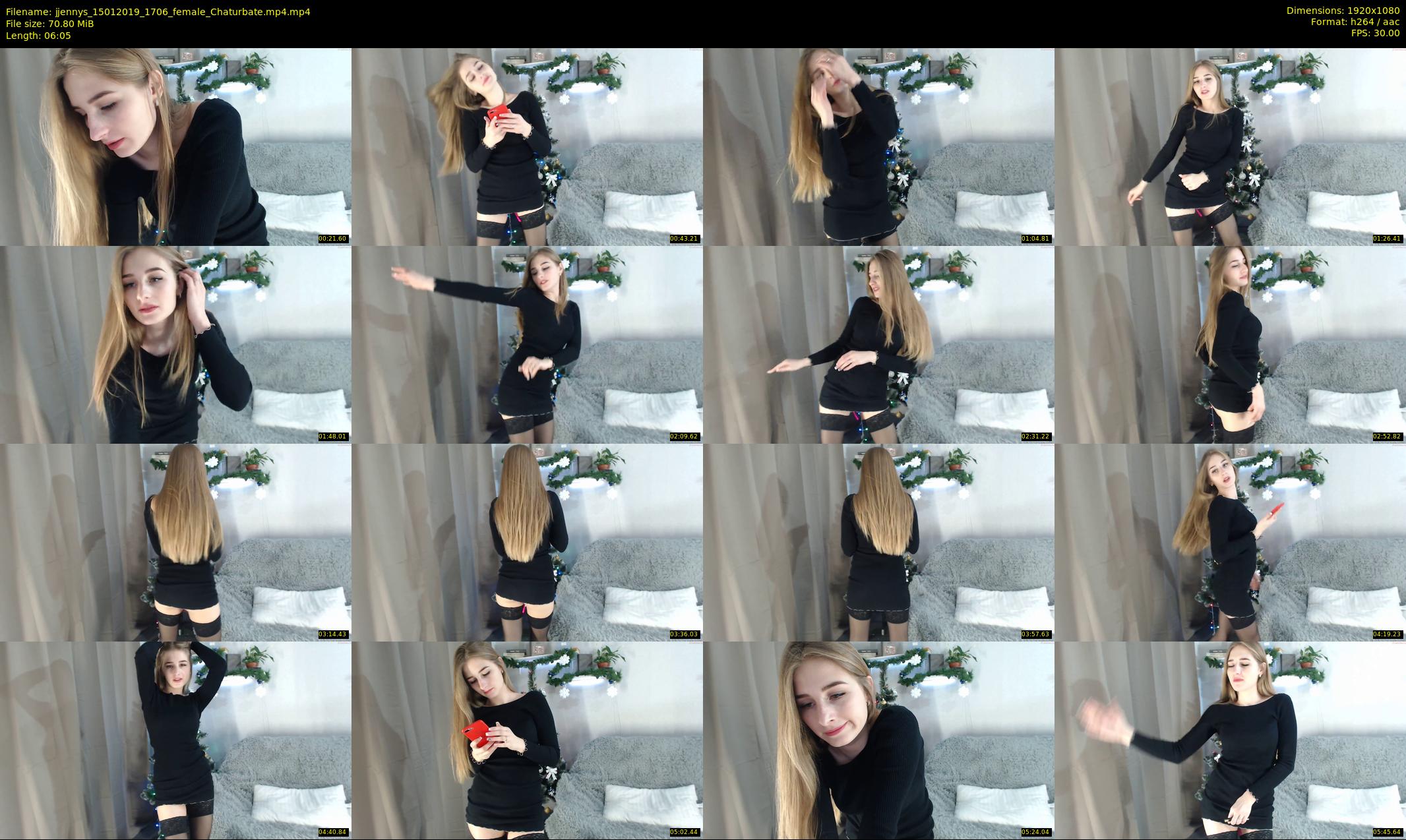 jjennys — 7 minute Chaturbate female cam show recording, 1080p, Jan 15, 2019