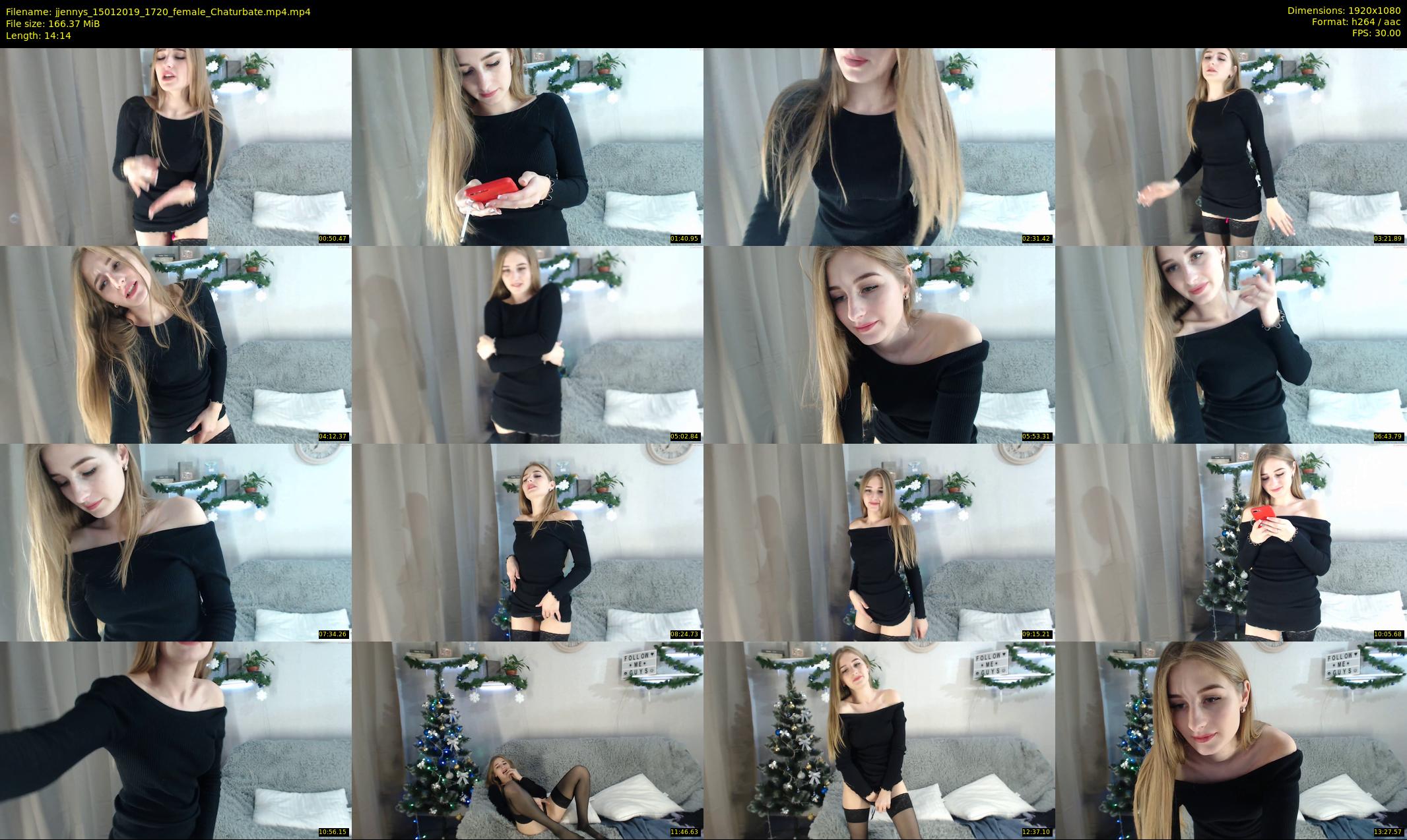 jjennys — 15 minute Chaturbate female cam show recording, 1080p, Jan 15, 2019