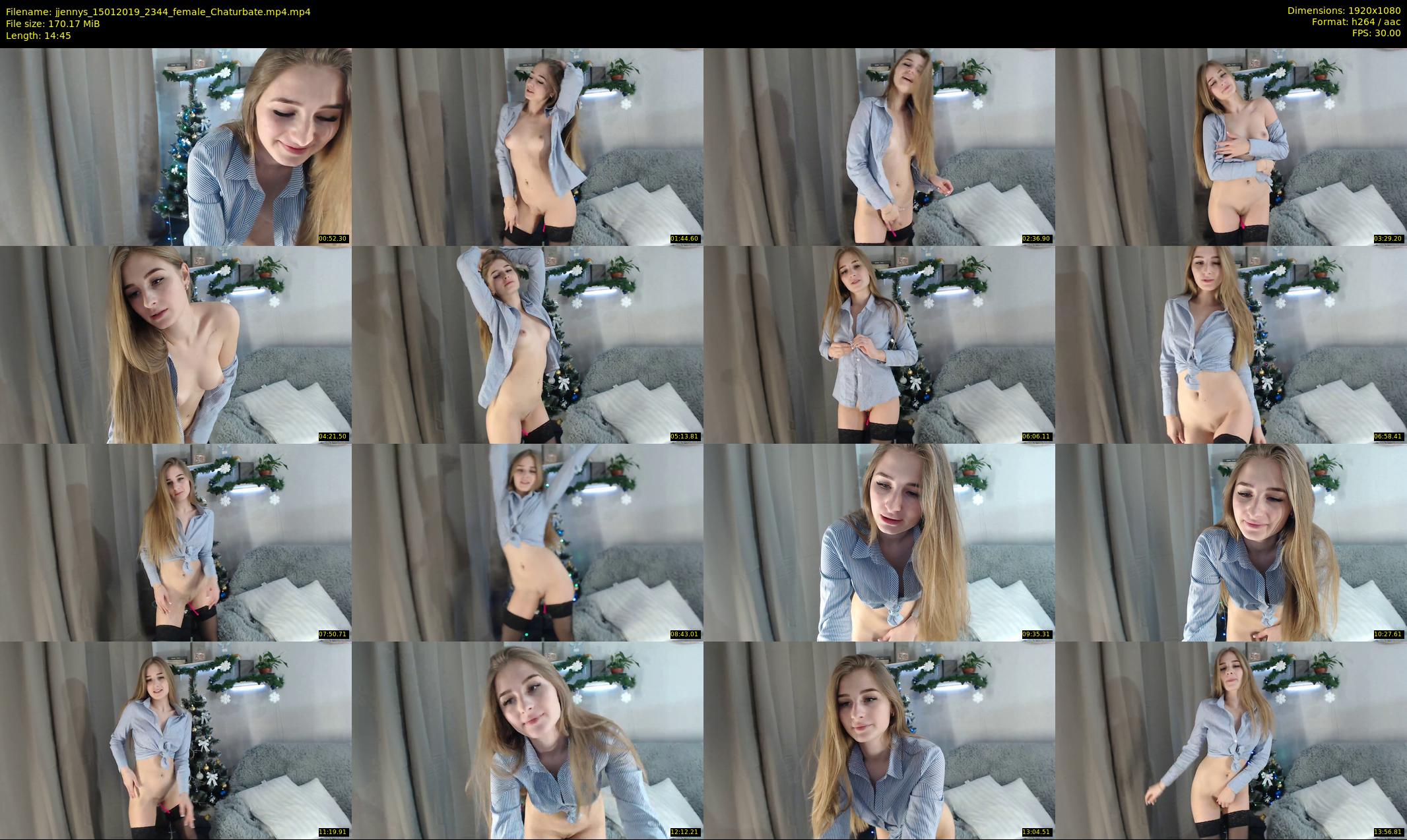 jjennys — 15 minute Chaturbate female cam show recording, 1080p, Jan 15, 2019