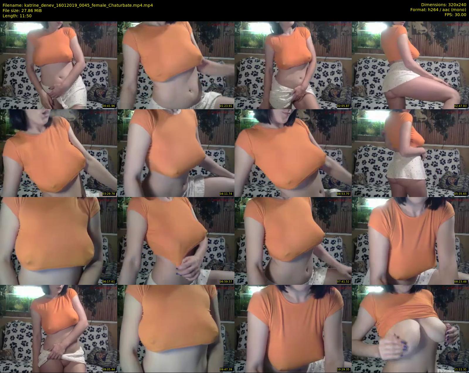 katrine_denev — 12 minute Chaturbate female cam show recording, SD, Jan 16, 2019