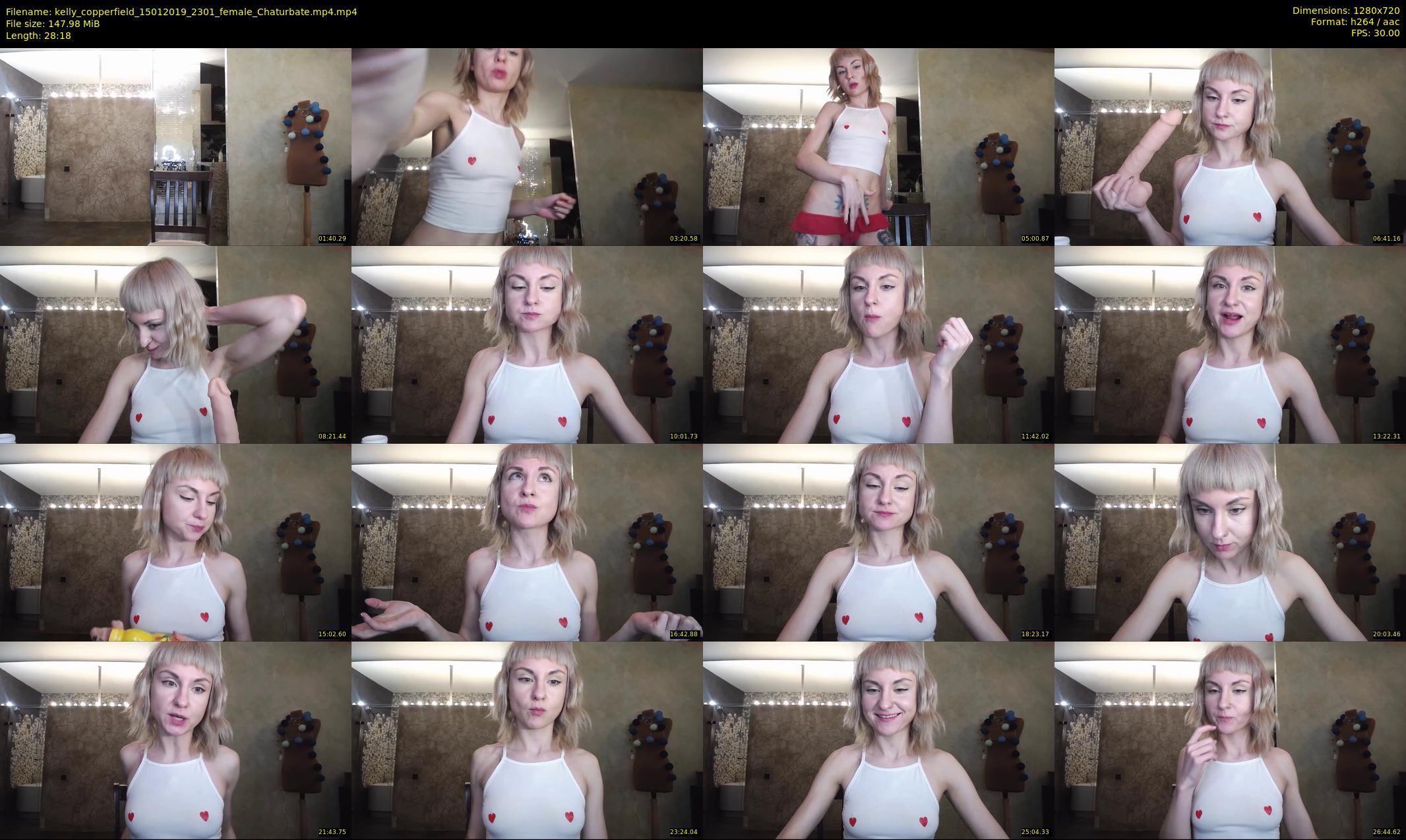 kelly_copperfield — 29 minute Chaturbate female cam show recording, 720p, Jan 15, 2019