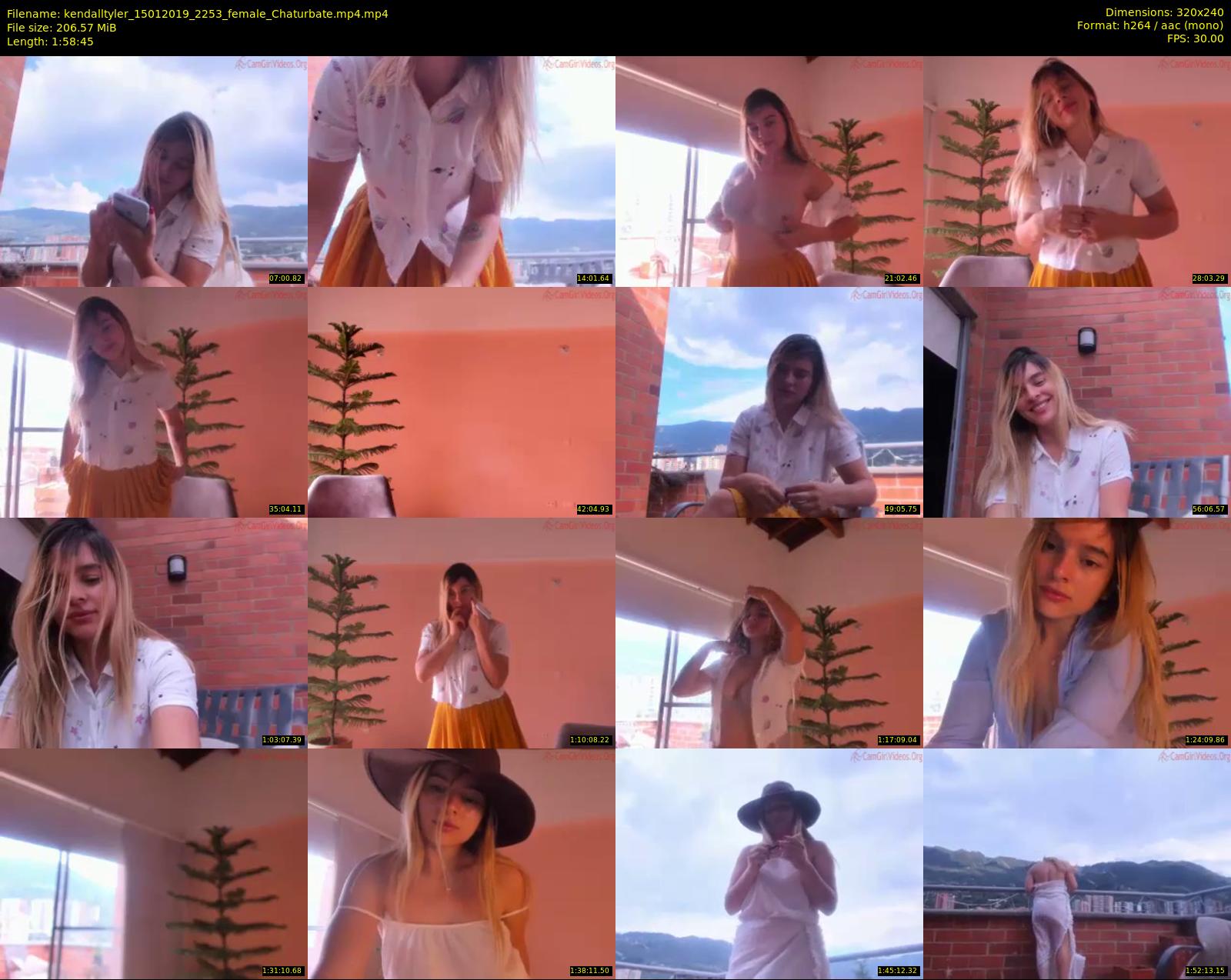 kendalltyler — 119 minute Chaturbate female cam show recording, SD, Jan 15, 2019