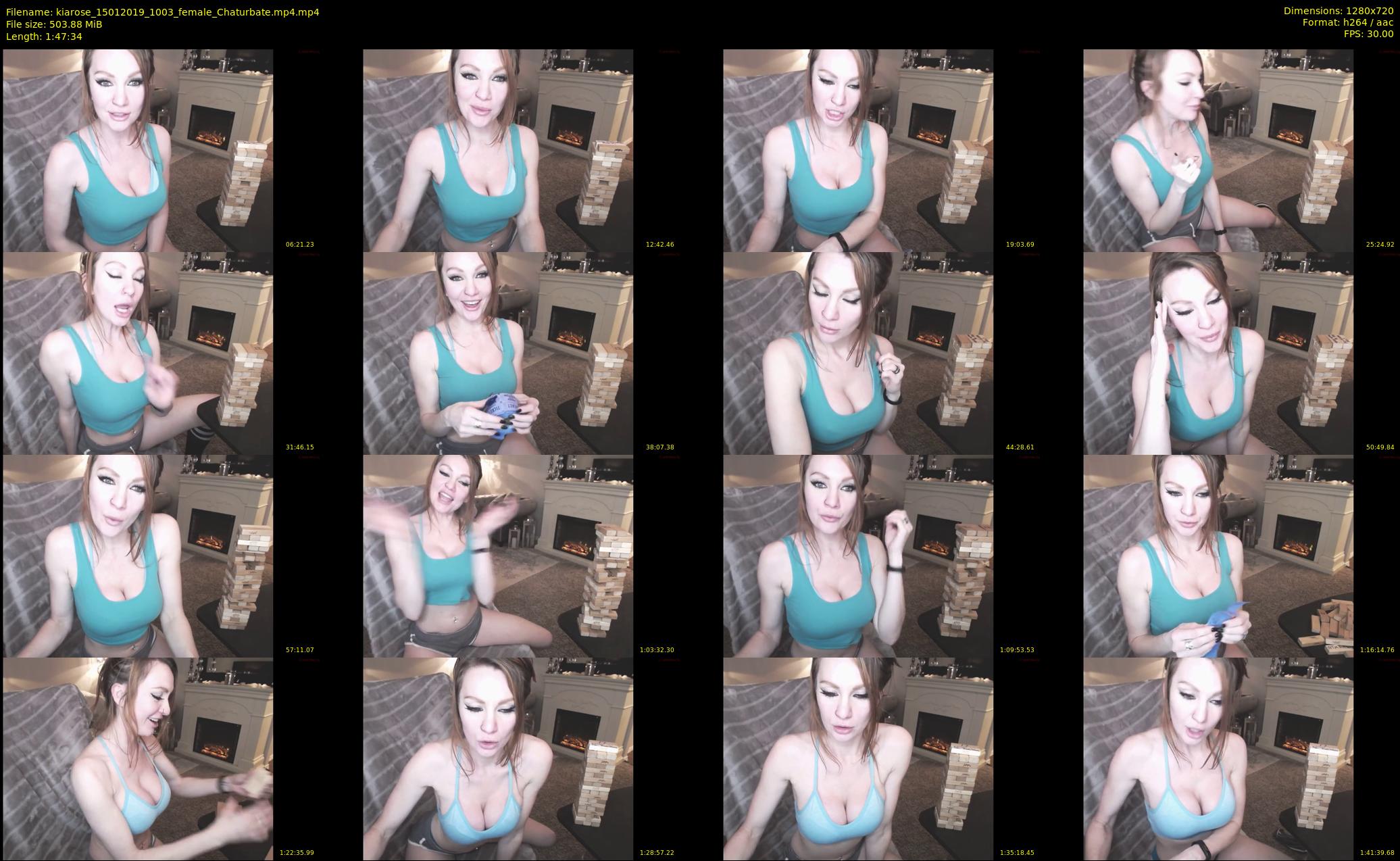 kiarose — 108 minute Chaturbate female cam show recording, 720p, Jan 15, 2019