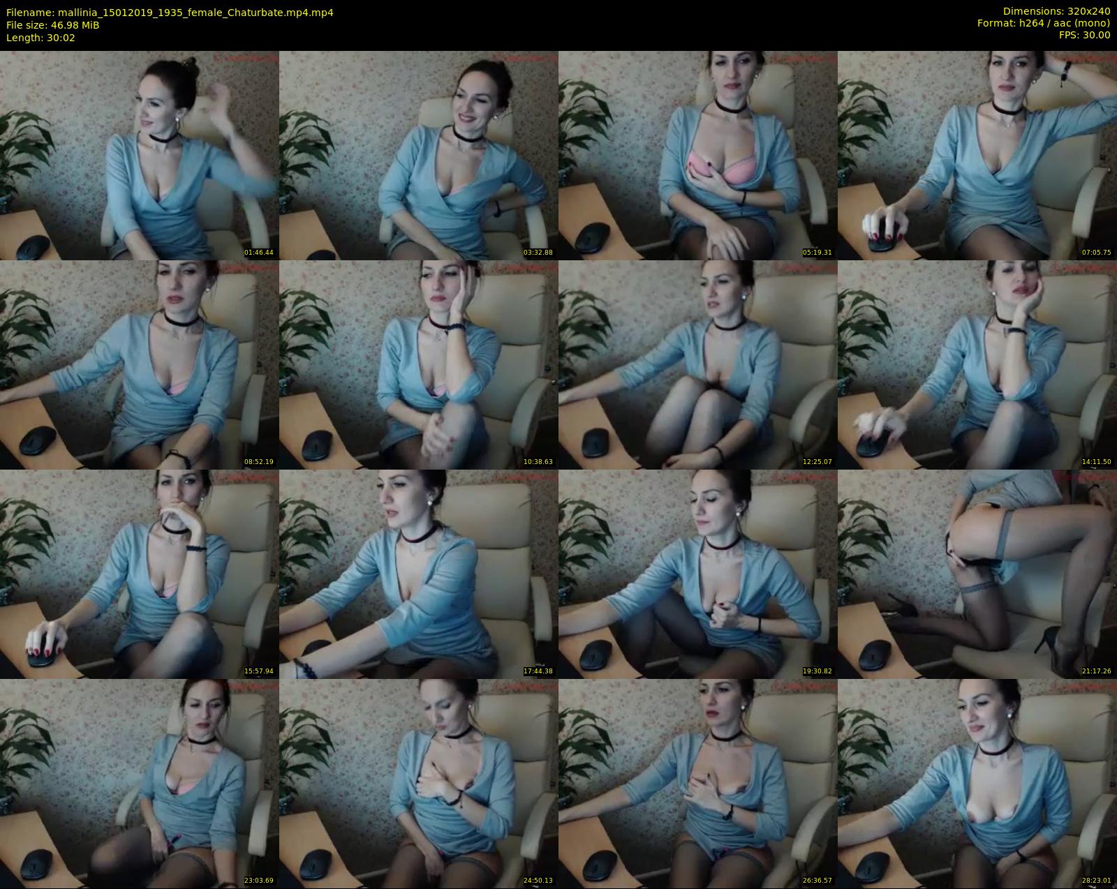mallinia — 31 minute Chaturbate female cam show recording, SD, Jan 15, 2019