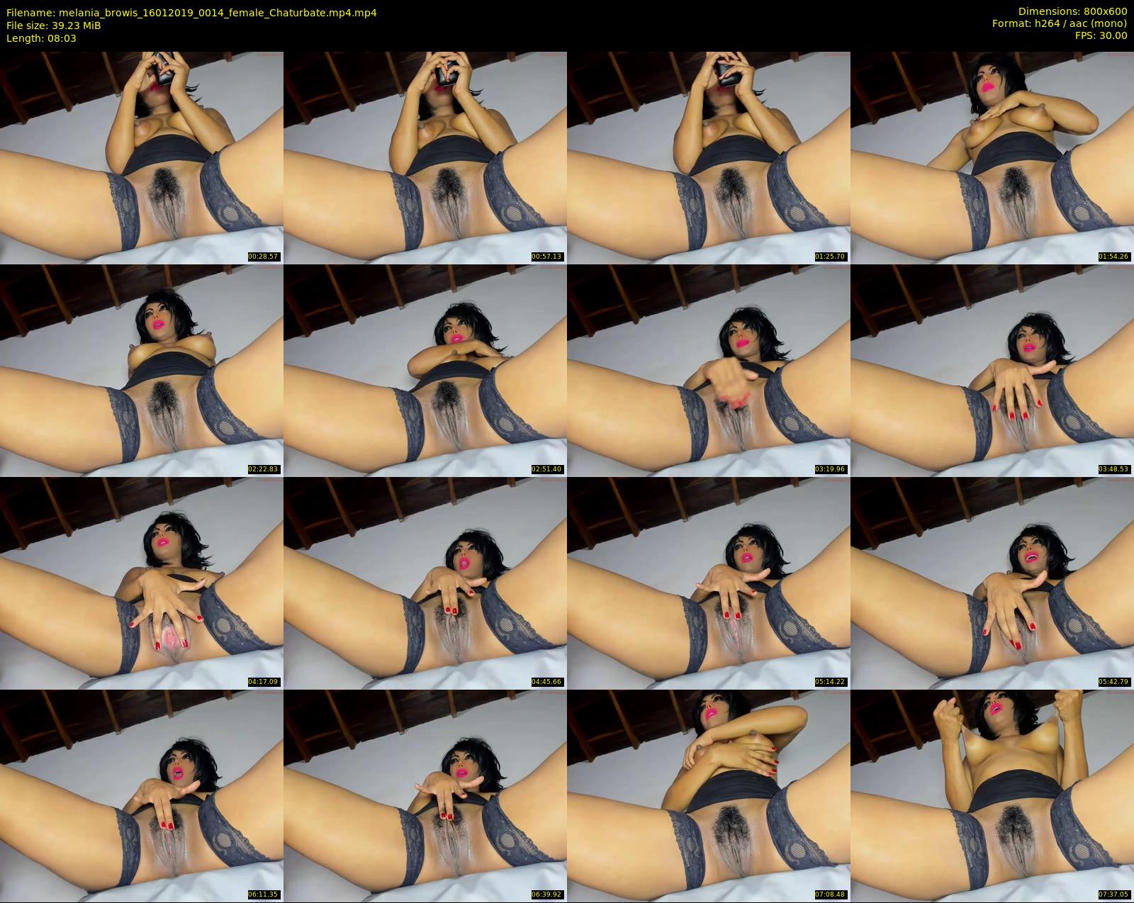 melania_browis — 9 minute Chaturbate female cam show recording, 480p, Jan 16, 2019