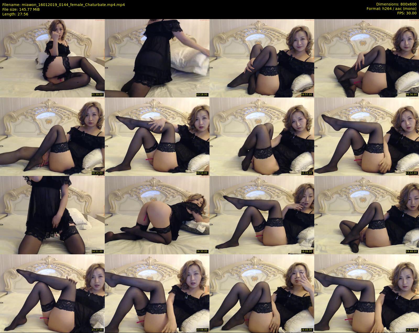 miawon — 28 minute Chaturbate female cam show recording, 480p, Jan 16, 2019