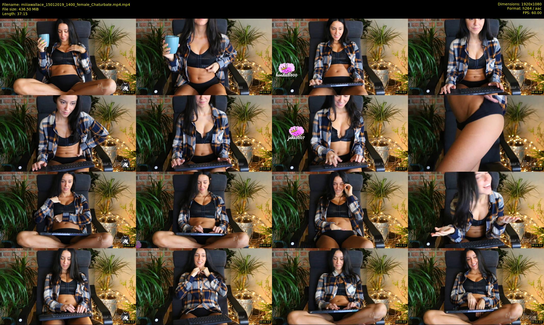 miiiawallace — 38 minute Chaturbate female cam show recording, 1080p, Jan 15, 2019