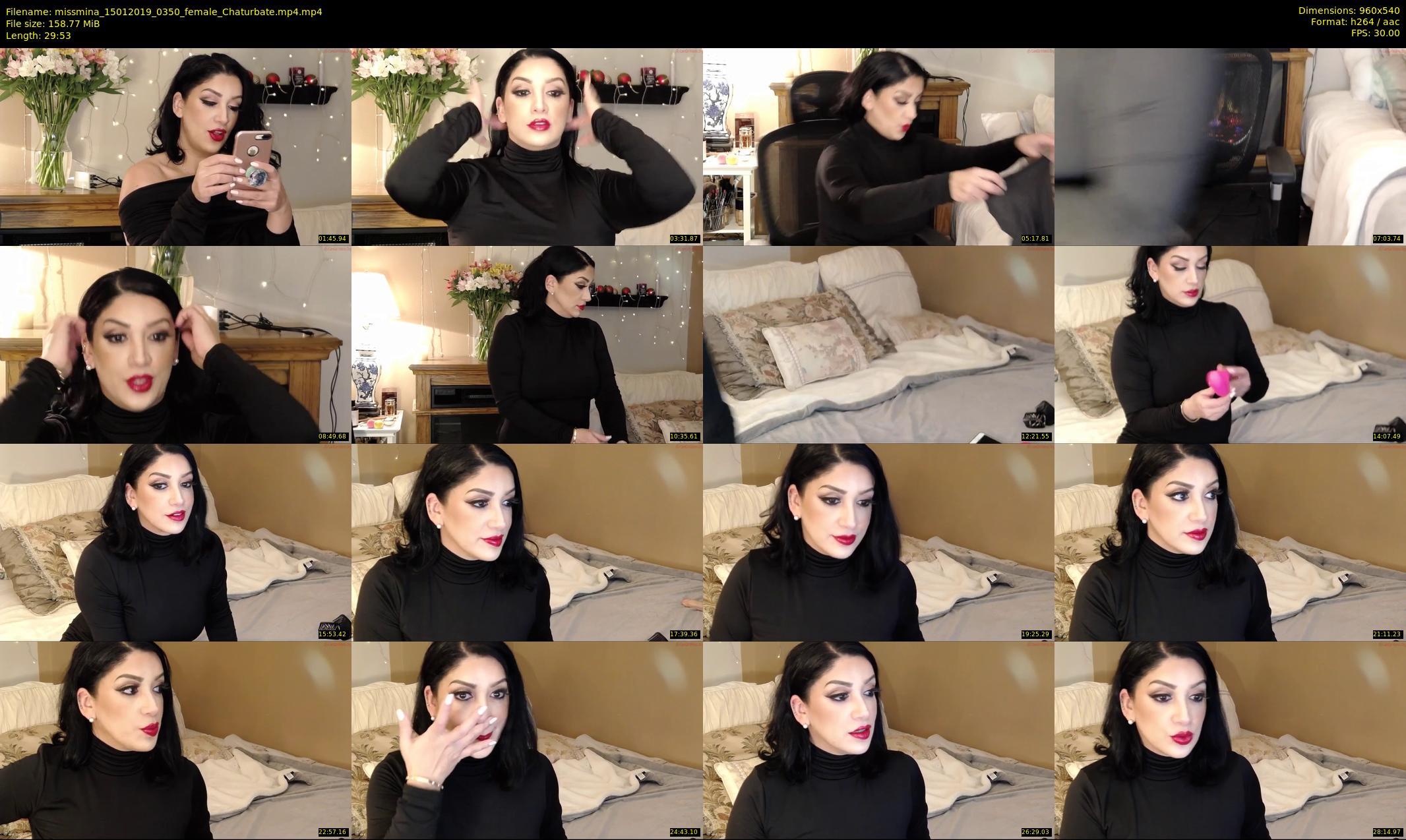 missmina — 30 minute Chaturbate female cam show recording, 480p, Jan 15, 2019