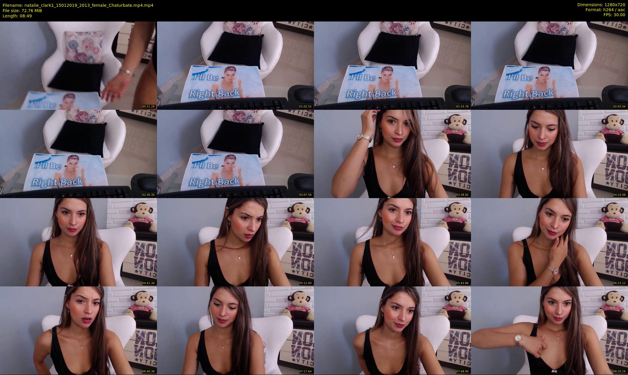 natalie_clark1 — 9 minute Chaturbate female cam show recording, 720p, Jan 15, 2019
