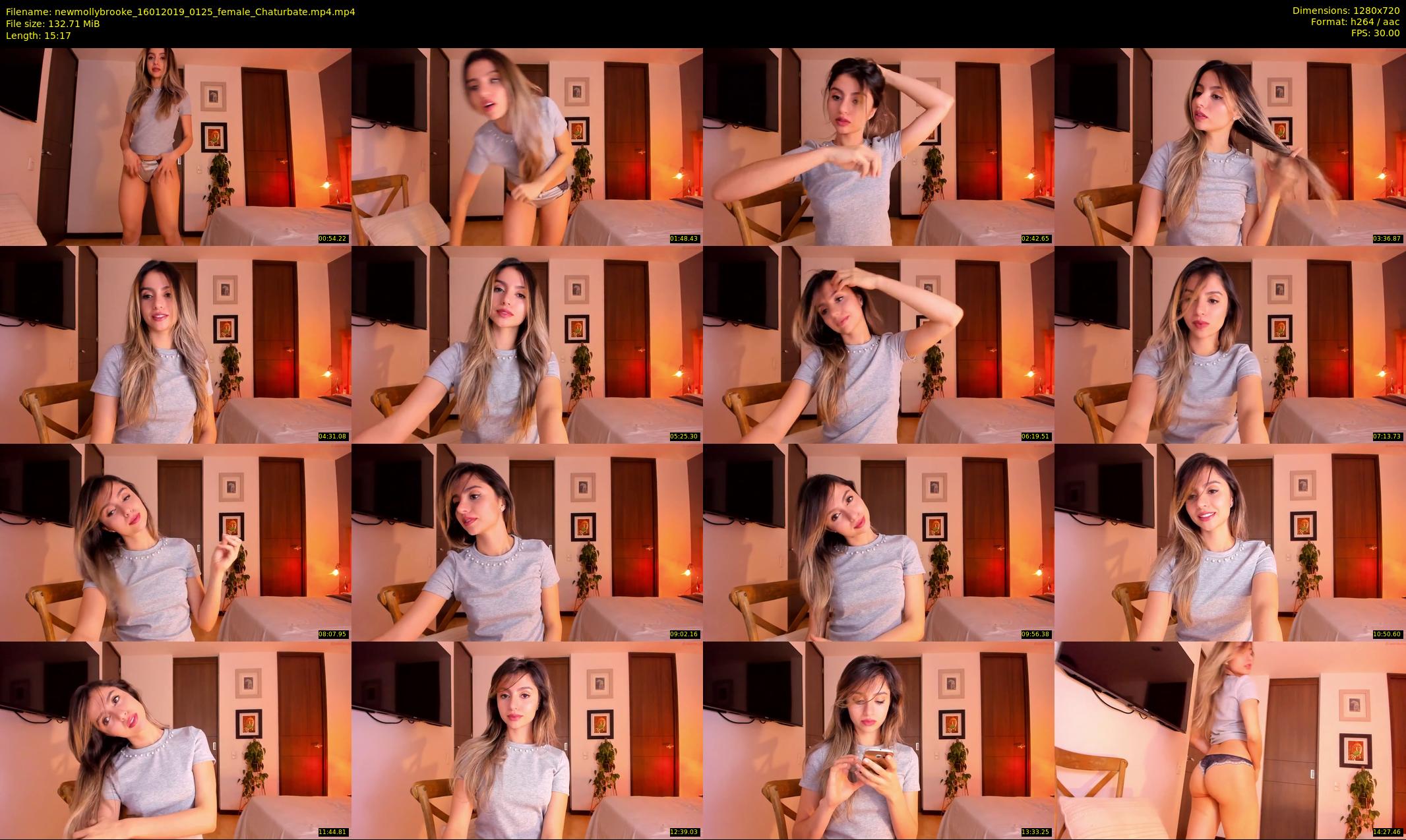newmollybrooke — 16 minute Chaturbate female cam show recording, 720p, Jan 16, 2019