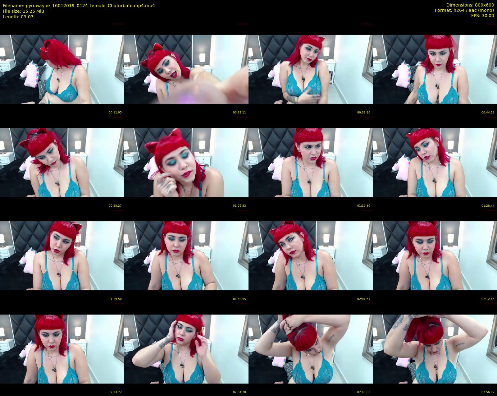 pyrowayne — 4 minute Chaturbate female cam show recording, 480p, Jan 16, 2019