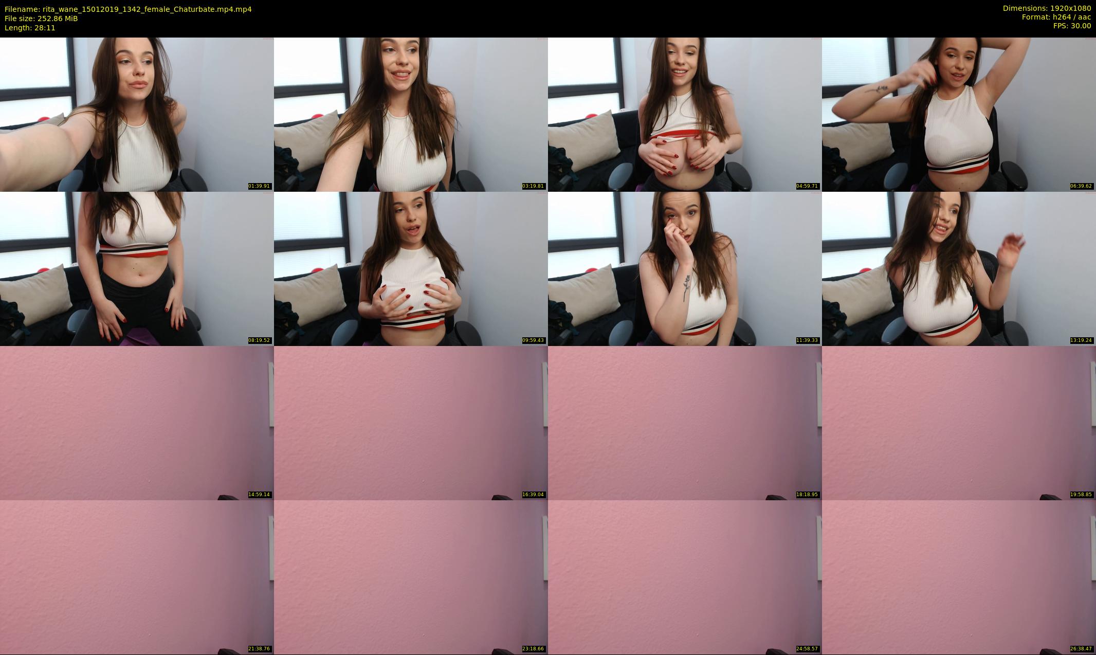 rita_wane — 29 minute Chaturbate female cam show recording, 1080p, Jan 15, 2019