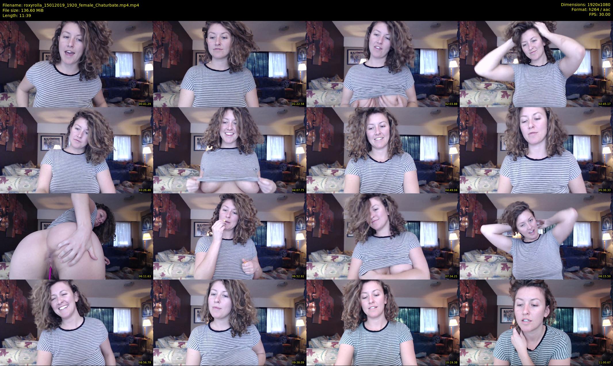 roxyrolla — 12 minute Chaturbate female cam show recording, 1080p, Jan 15, 2019
