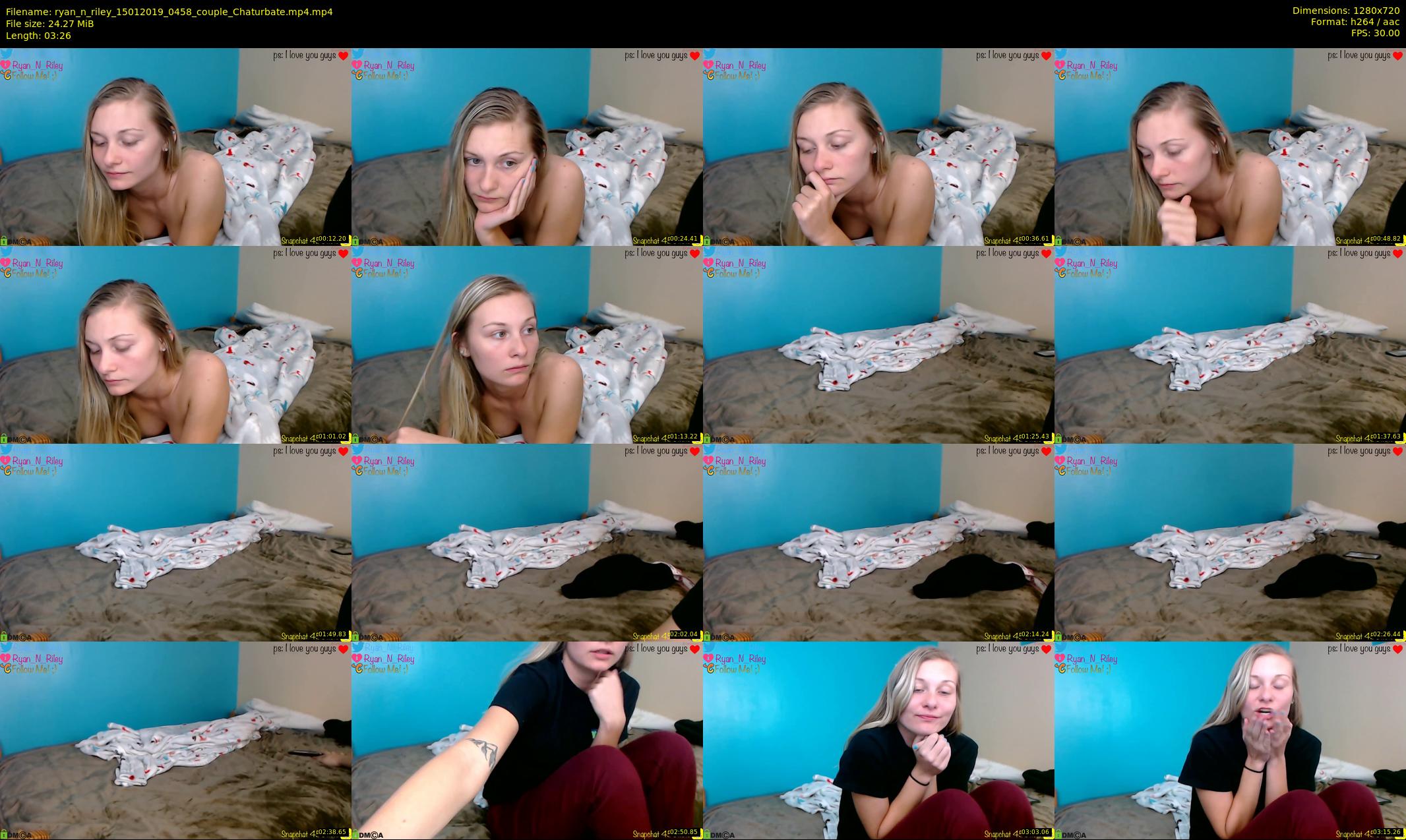 ryan_n_riley — 4 minute Chaturbate couple cam show recording, 720p, Jan 15, 2019