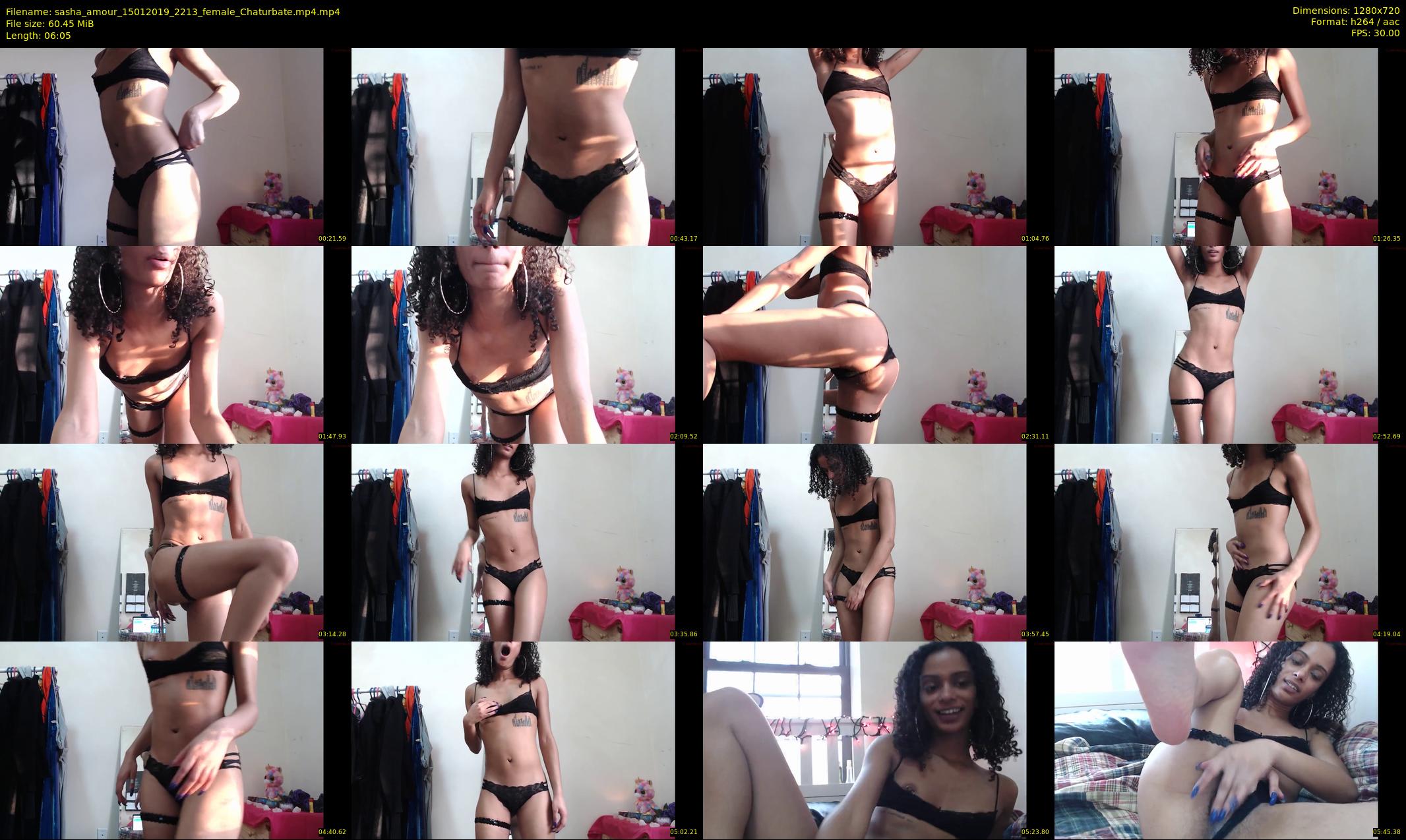 sasha_amour — 7 minute Chaturbate female cam show recording, 720p, Jan 15, 2019