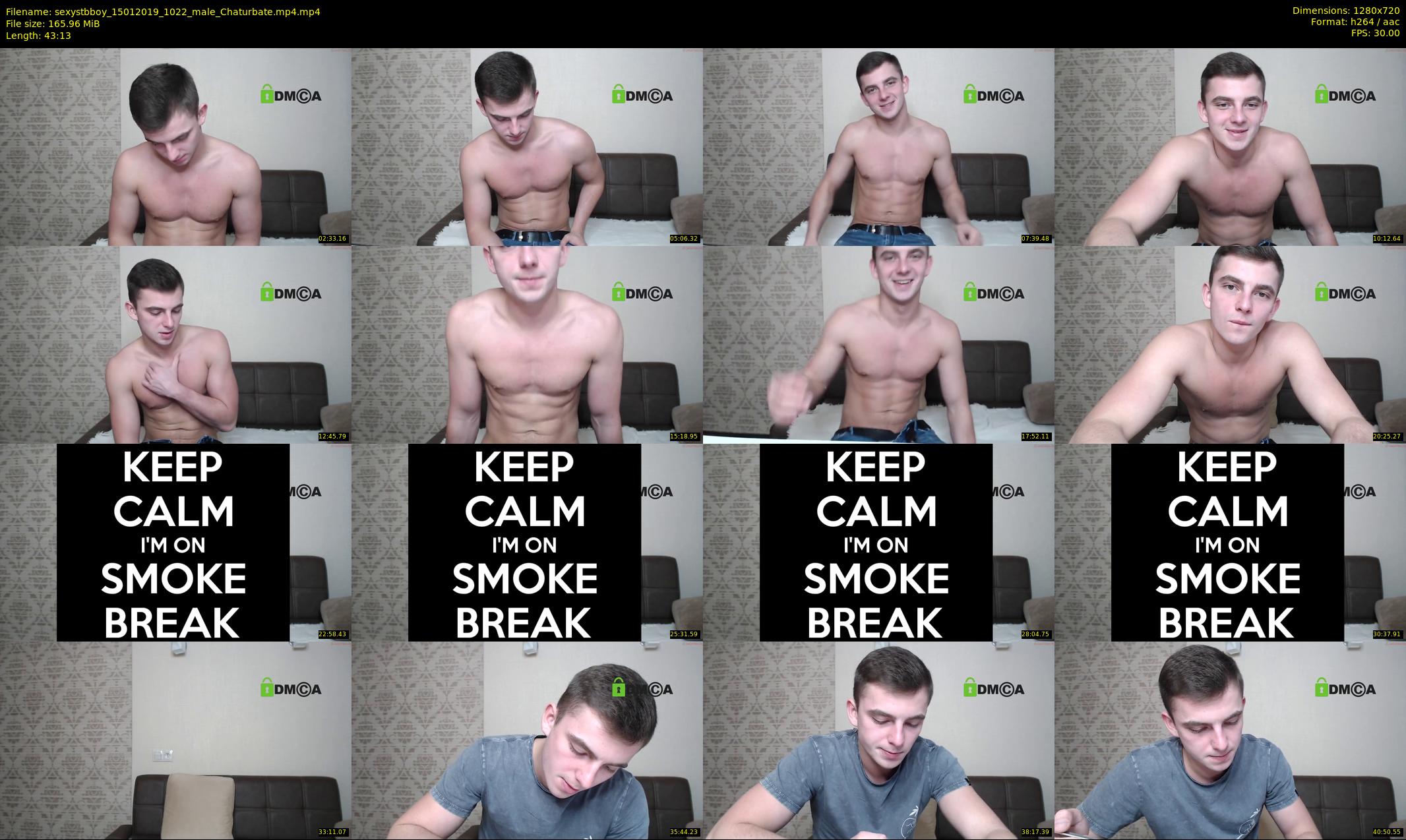 sexystbboy — 44 minute Chaturbate male cam show recording, 720p, Jan 15, 2019