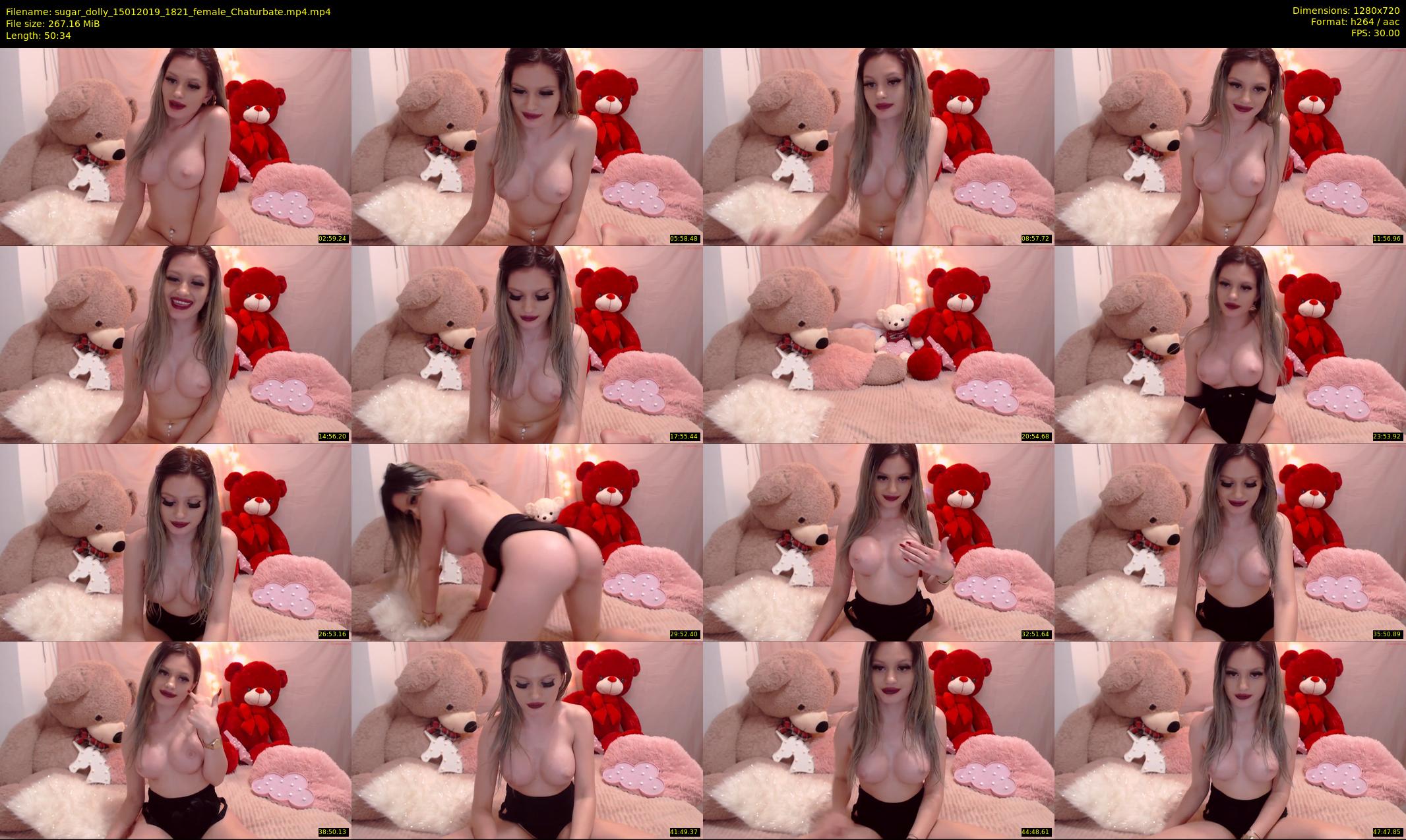 sugar_dolly — 51 minute Chaturbate female cam show recording, 720p, Jan 15, 2019