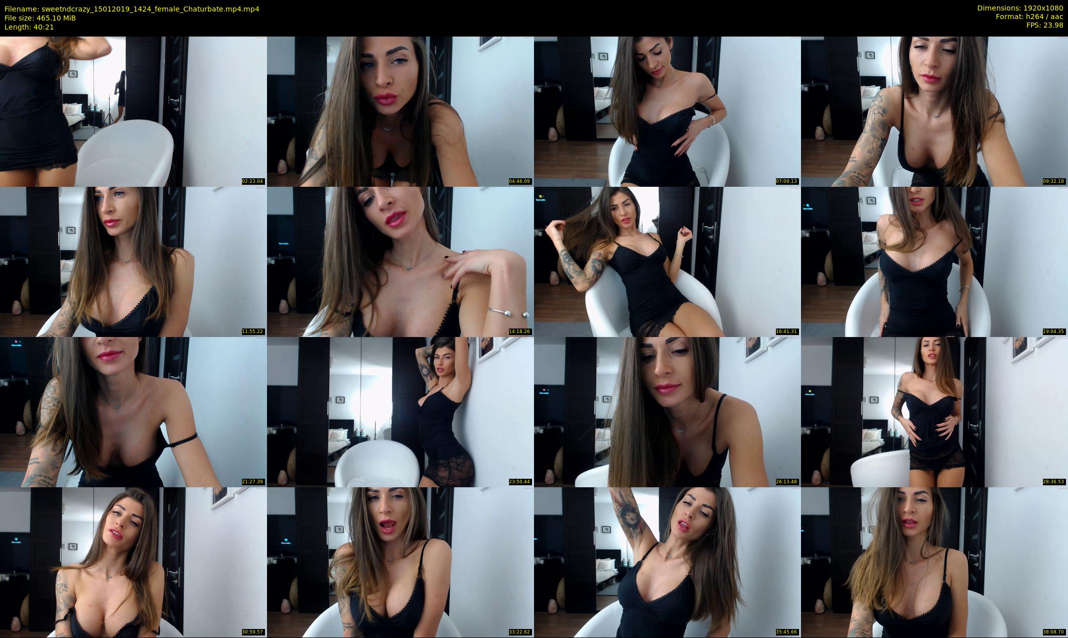 sweetndcrazy — 41 minute Chaturbate female cam show recording, 1080p, Jan 15, 2019
