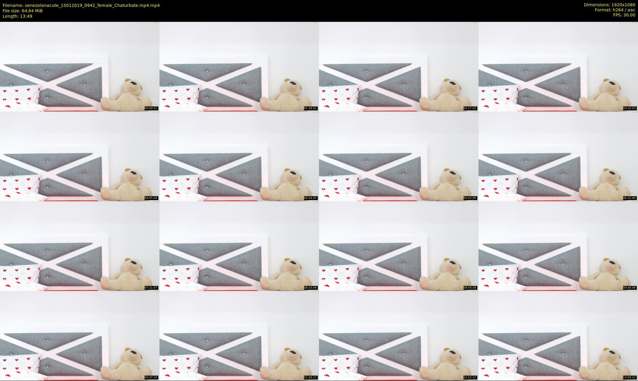 venezolanacute — 14 minute Chaturbate female cam show recording, 1080p, Jan 15, 2019