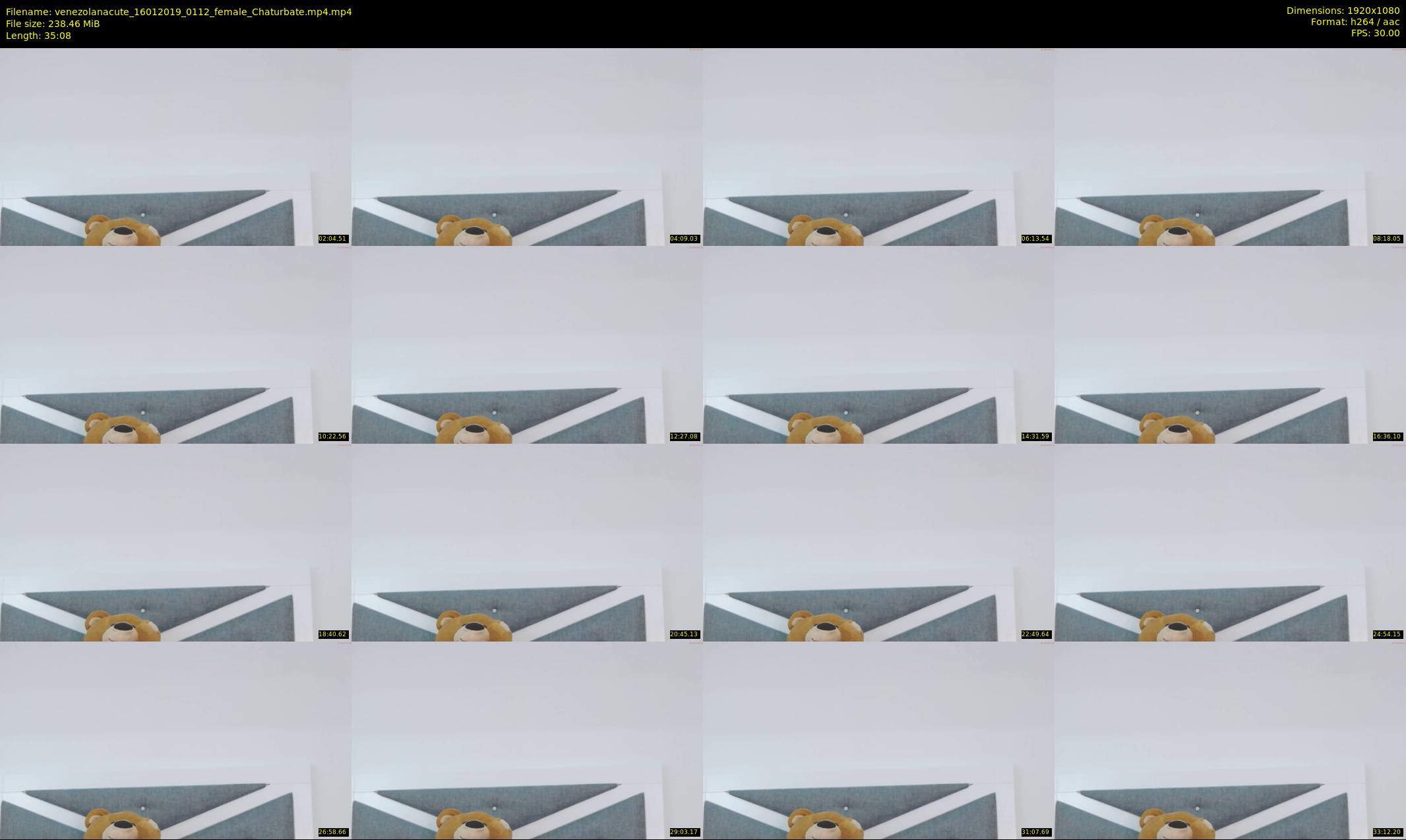 venezolanacute — 36 minute Chaturbate female cam show recording, 1080p, Jan 16, 2019