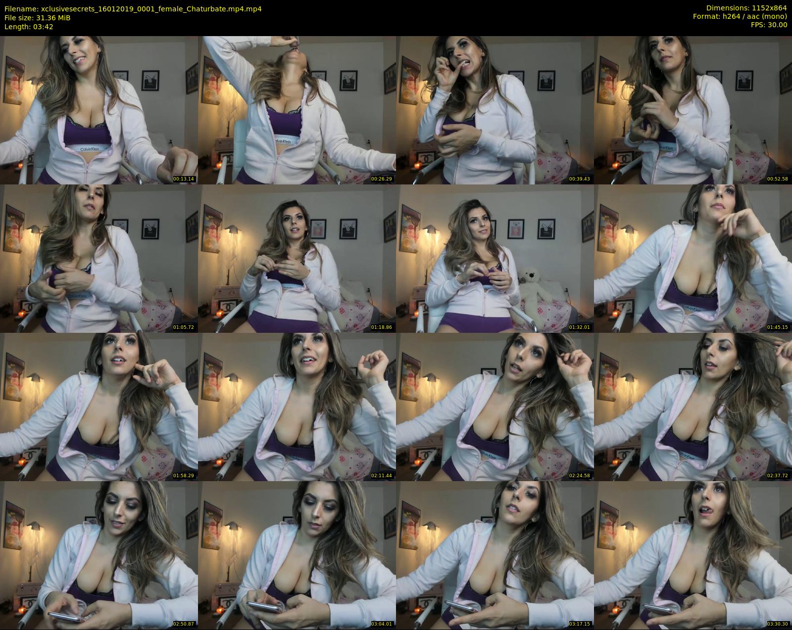 xclusivesecrets — 4 minute Chaturbate female cam show recording, 720p, Jan 16, 2019