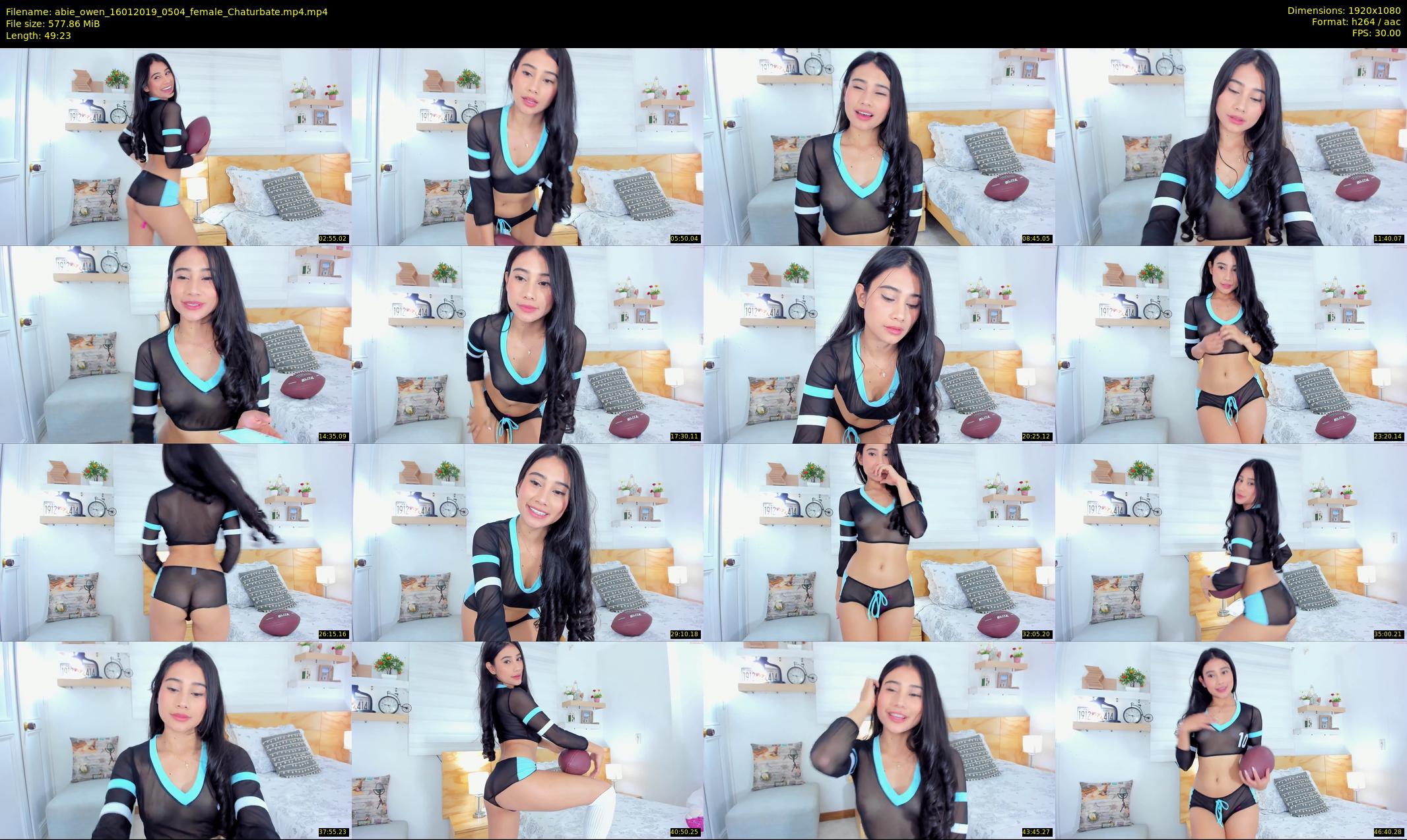abie_owen — 50 minute Chaturbate female cam show recording, 1080p, Jan 16, 2019