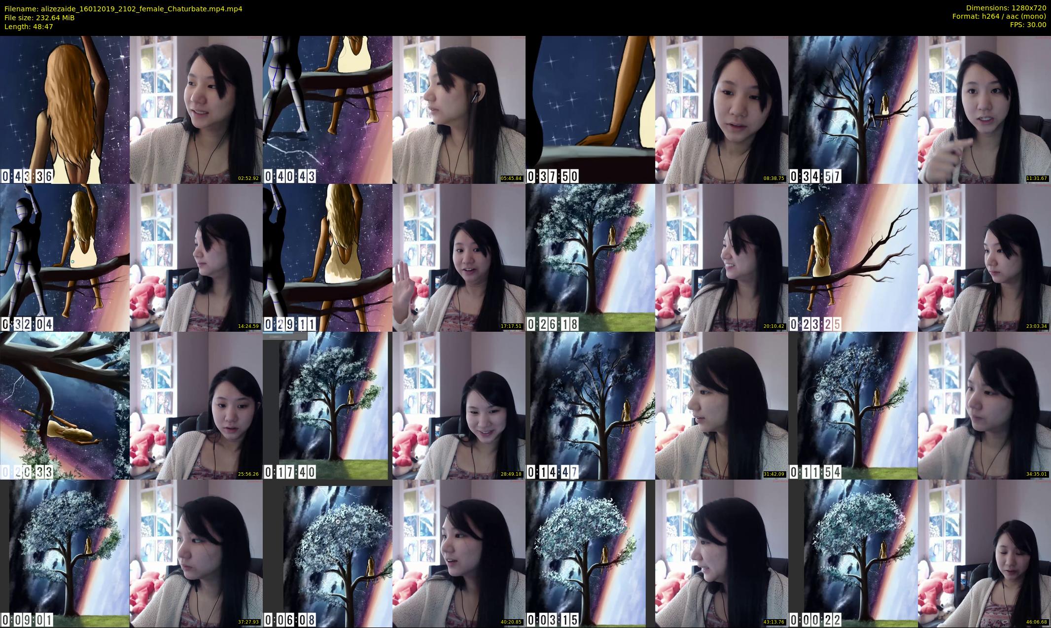 alizezaide — 49 minute Chaturbate female cam show recording, 720p, Jan 16, 2019