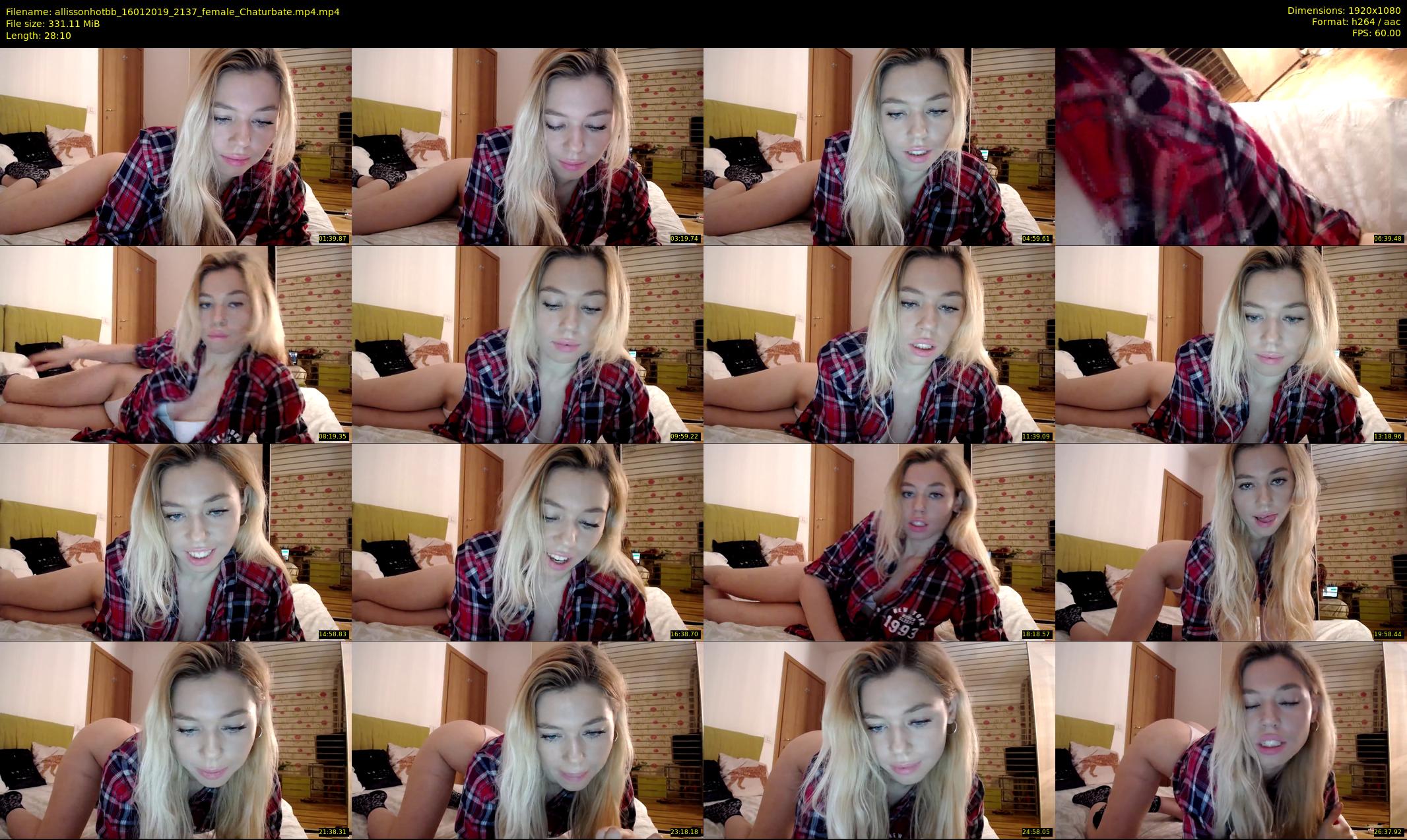 allissonhotbb — 29 minute Chaturbate female cam show recording, 1080p, Jan 16, 2019