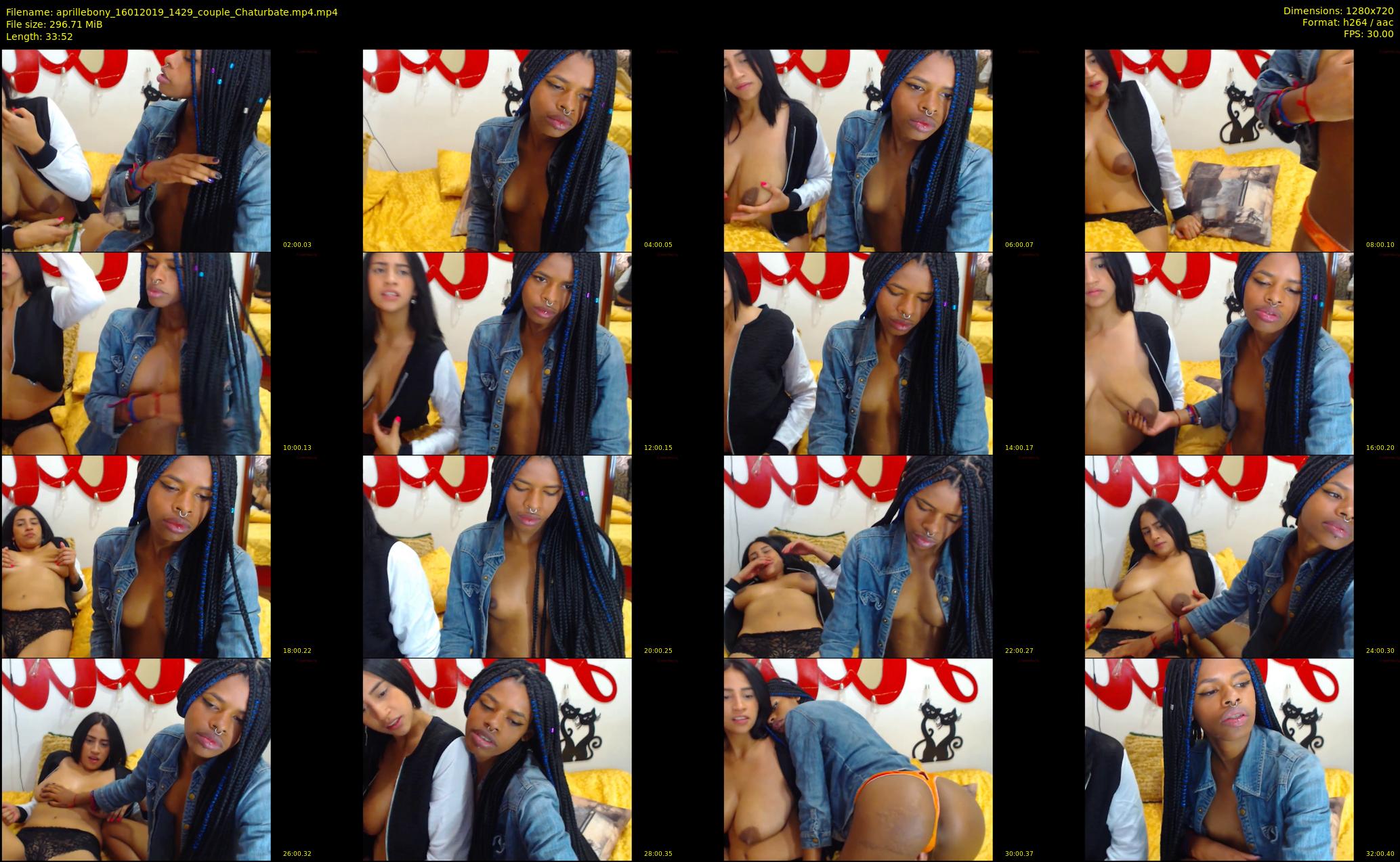 aprillebony — 34 minute Chaturbate female cam show recording, 720p, Jan 16, 2019