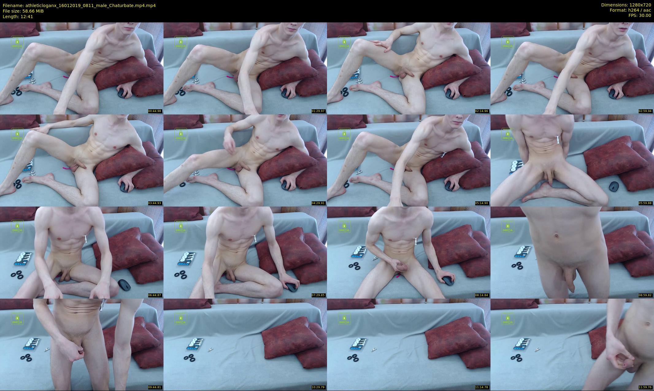 athleticloganx — 13 minute Chaturbate male cam show recording, 720p, Jan 16, 2019