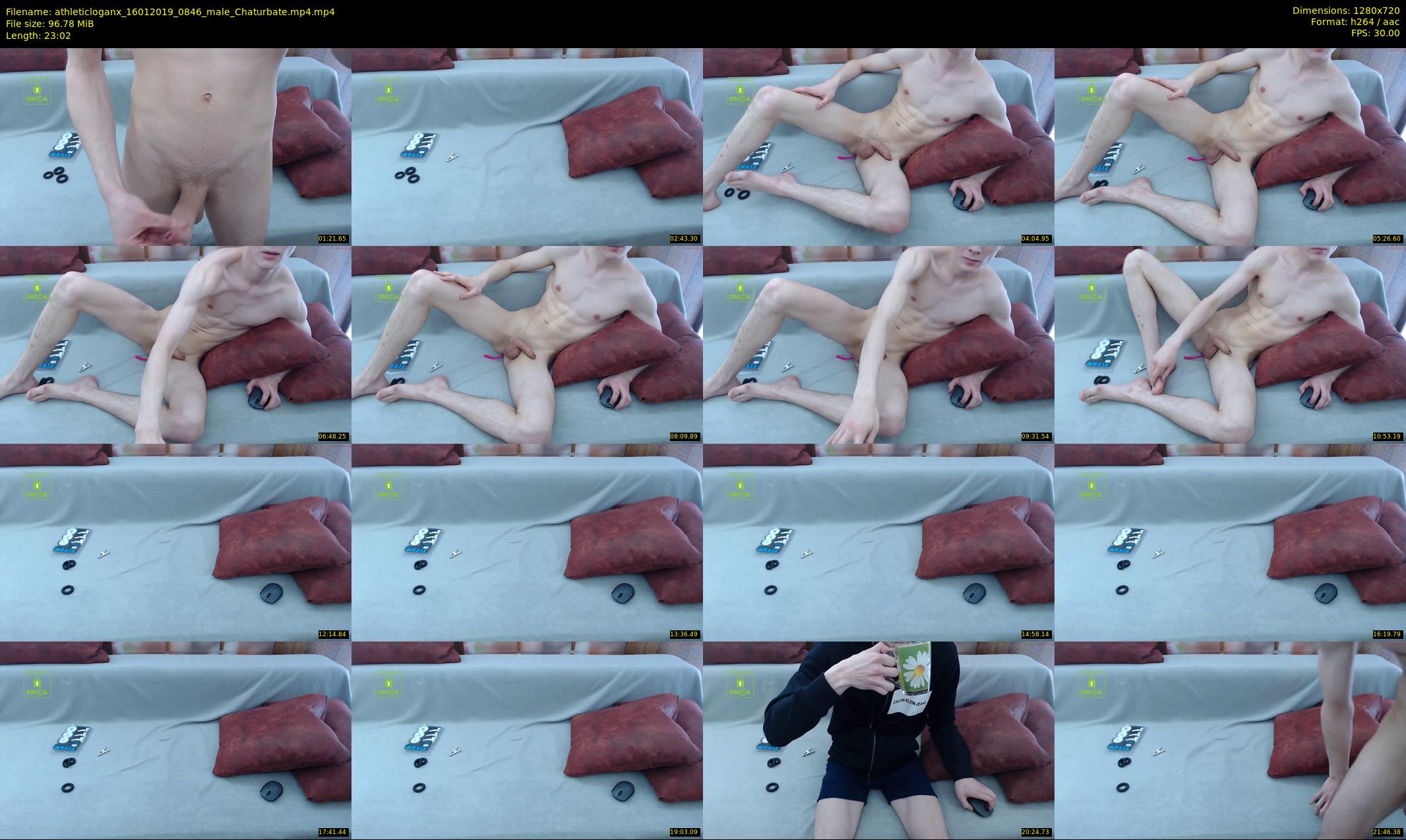 athleticloganx — 24 minute Chaturbate male cam show recording, 720p, Jan 16, 2019