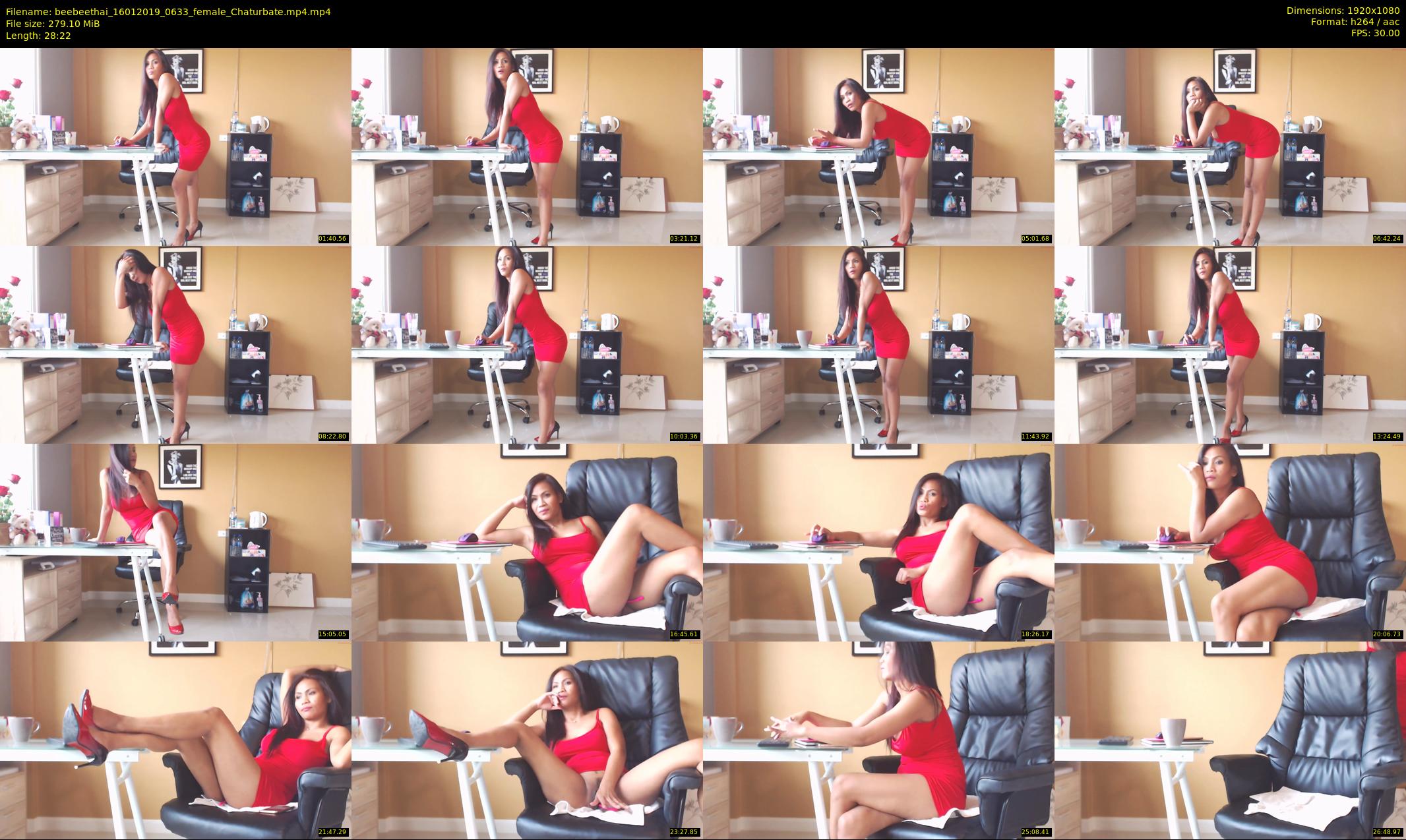 beebeethai — 29 minute Chaturbate female cam show recording, 1080p, Jan 16, 2019