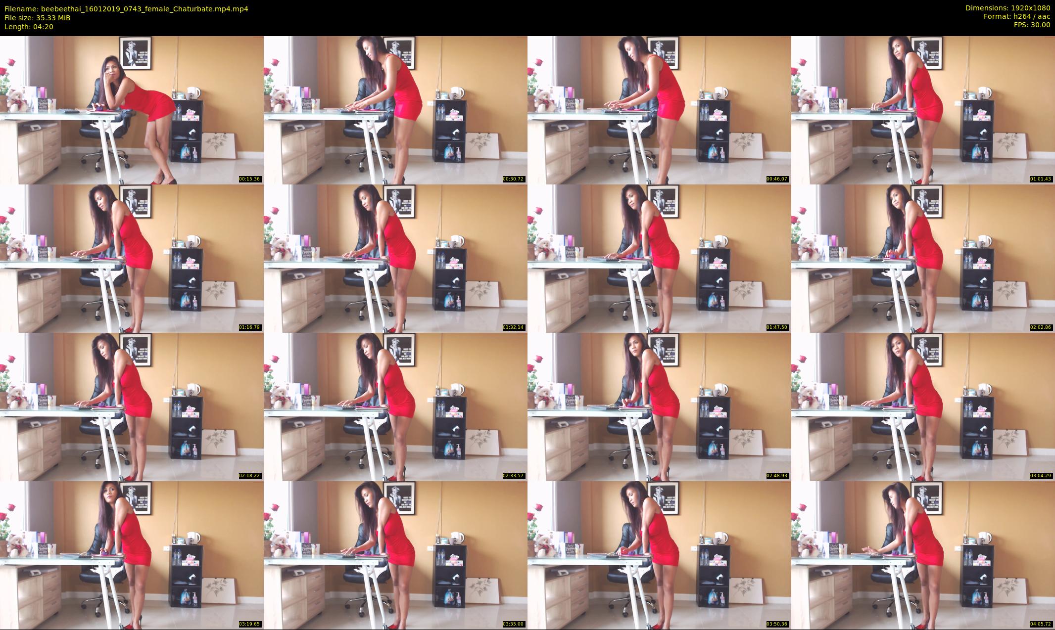 beebeethai — 5 minute Chaturbate female cam show recording, 1080p, Jan 16, 2019