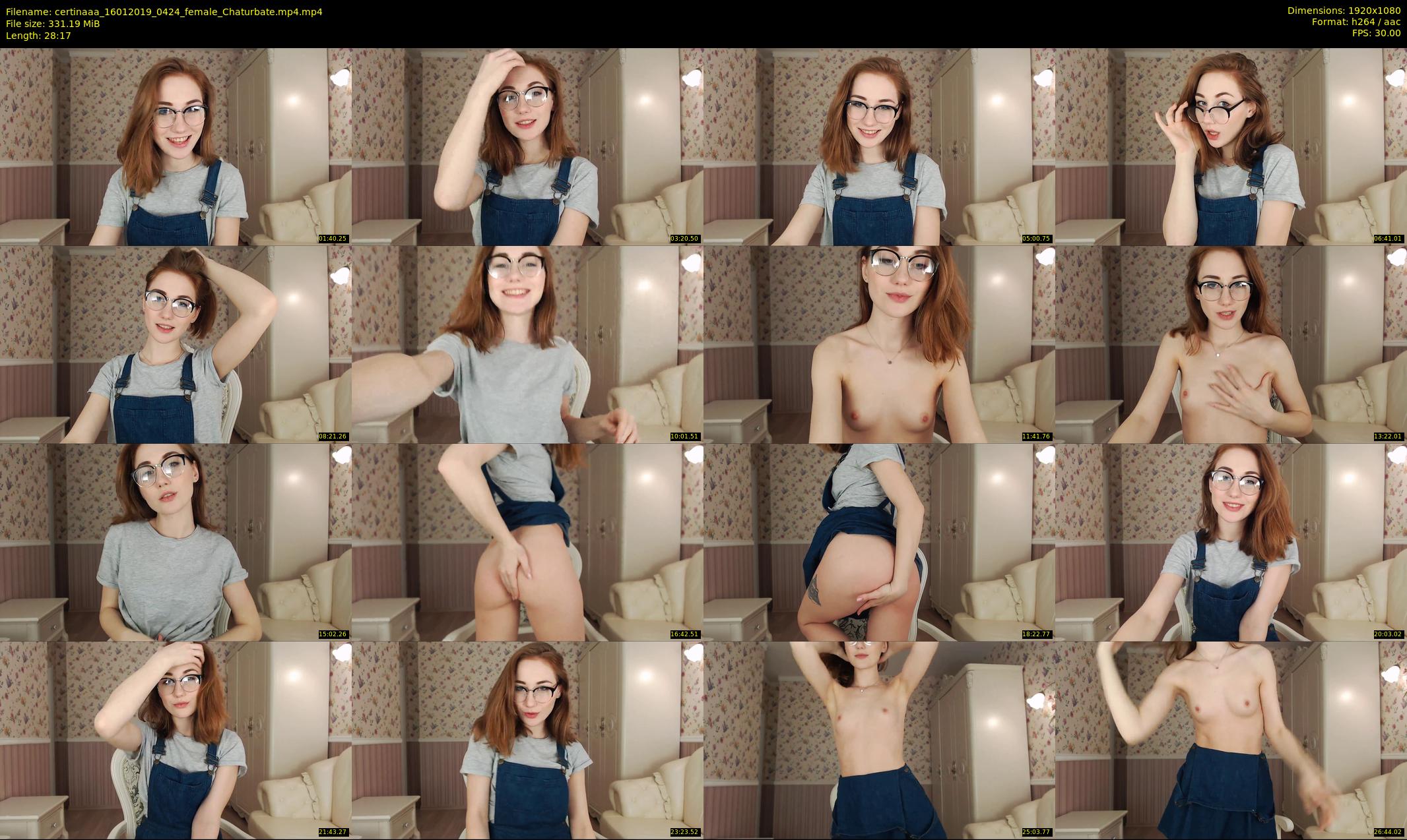 certinaaa — 29 minute Chaturbate female cam show recording, 1080p, Jan 16, 2019
